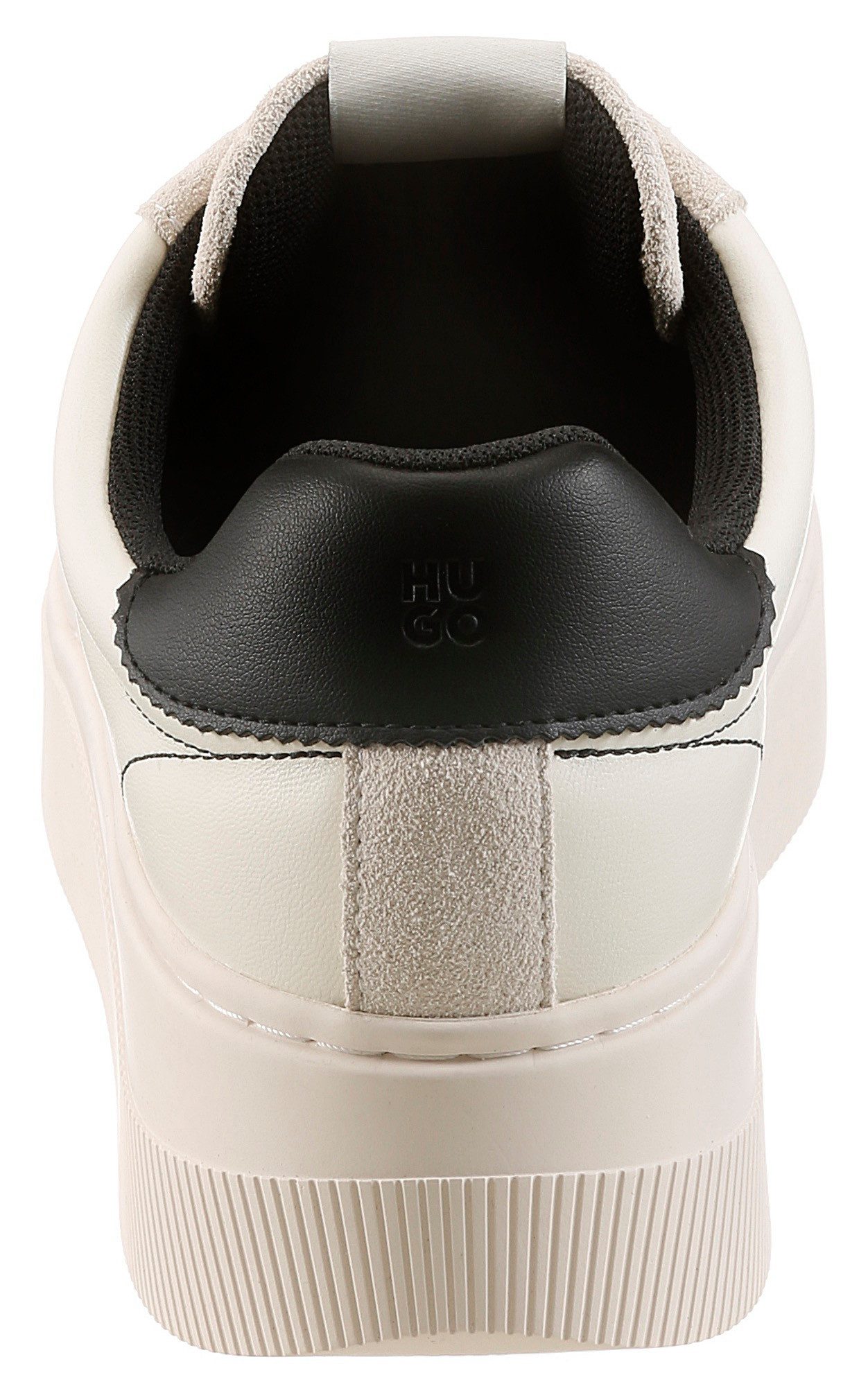 HUGO Lyzz Plt Plateausneaker Schnürschuh, Halbschuh, Retro Sneaker mit Plateau