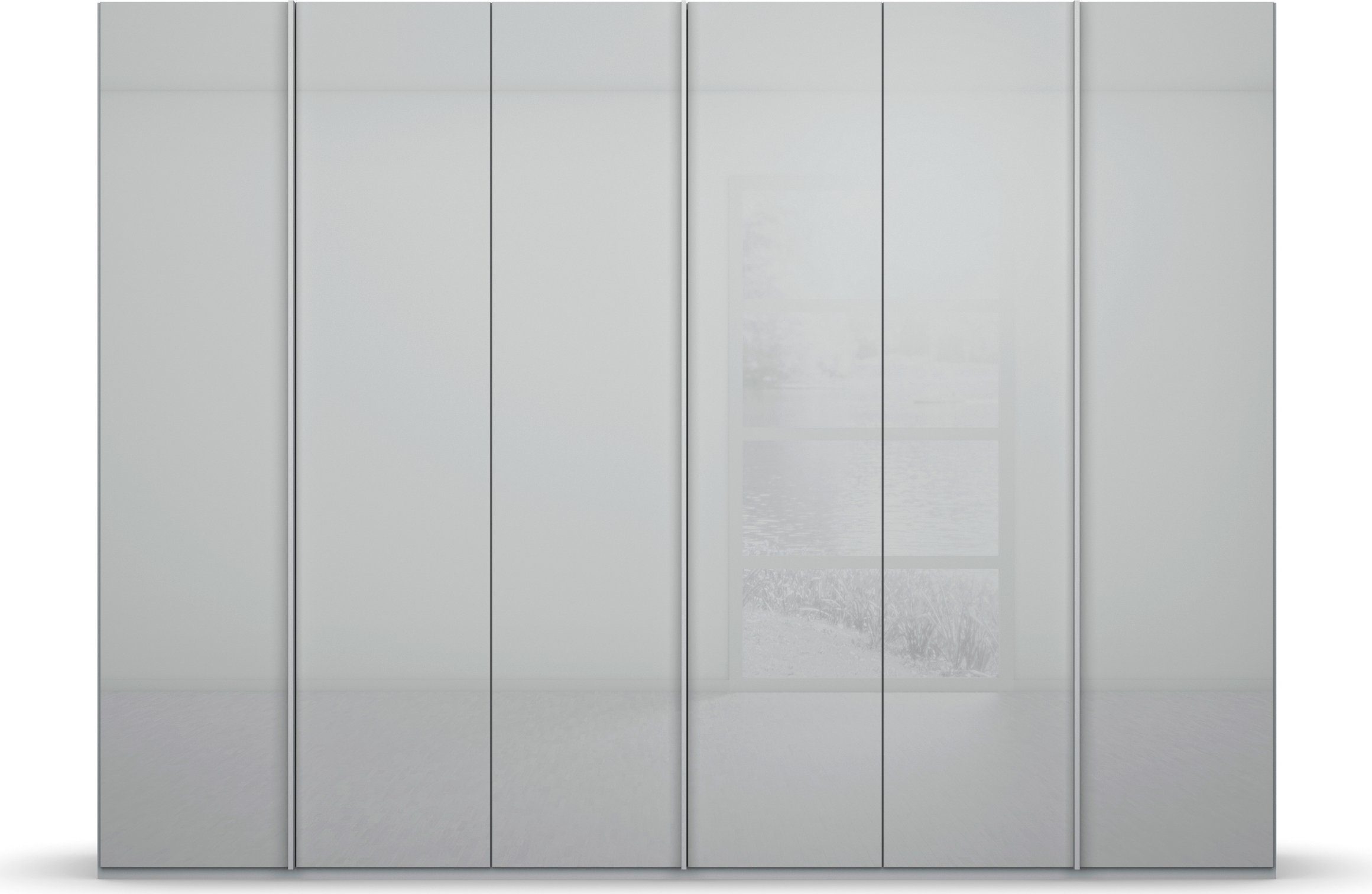 rauch Drehtürenschrank Kleiderschrank Schrank Garderobe Wäscheschrank SKAT MERIDIAN Glasfront (Breiten 151/201/251/301, Höhen 223/235 cm, inkl. SOFT-CLOSE-FUNKT – Bild 3 von 5