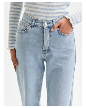 SELECTED FEMME 5-Pocket-Jeans Damen Jeans SLFALICE HIGH WAIST WIDE FIT (1-tlg)