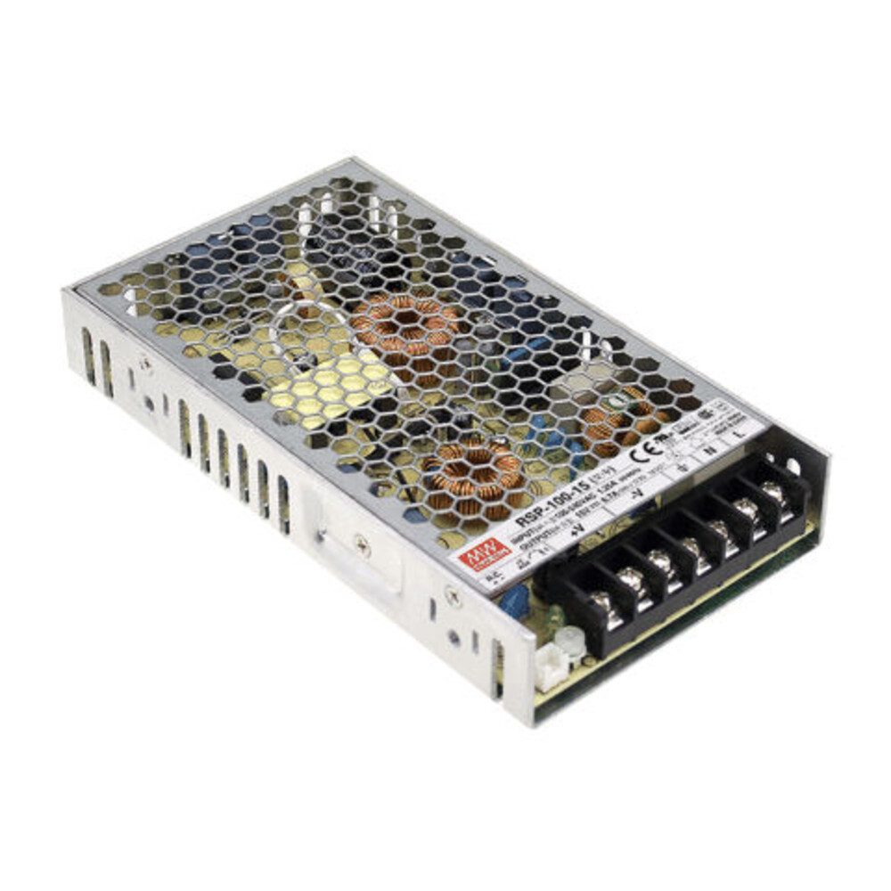 MeanWell "RSP-100-5" 5V, 100W, Niedervolt, L179xH30xB90cm LED Trafo