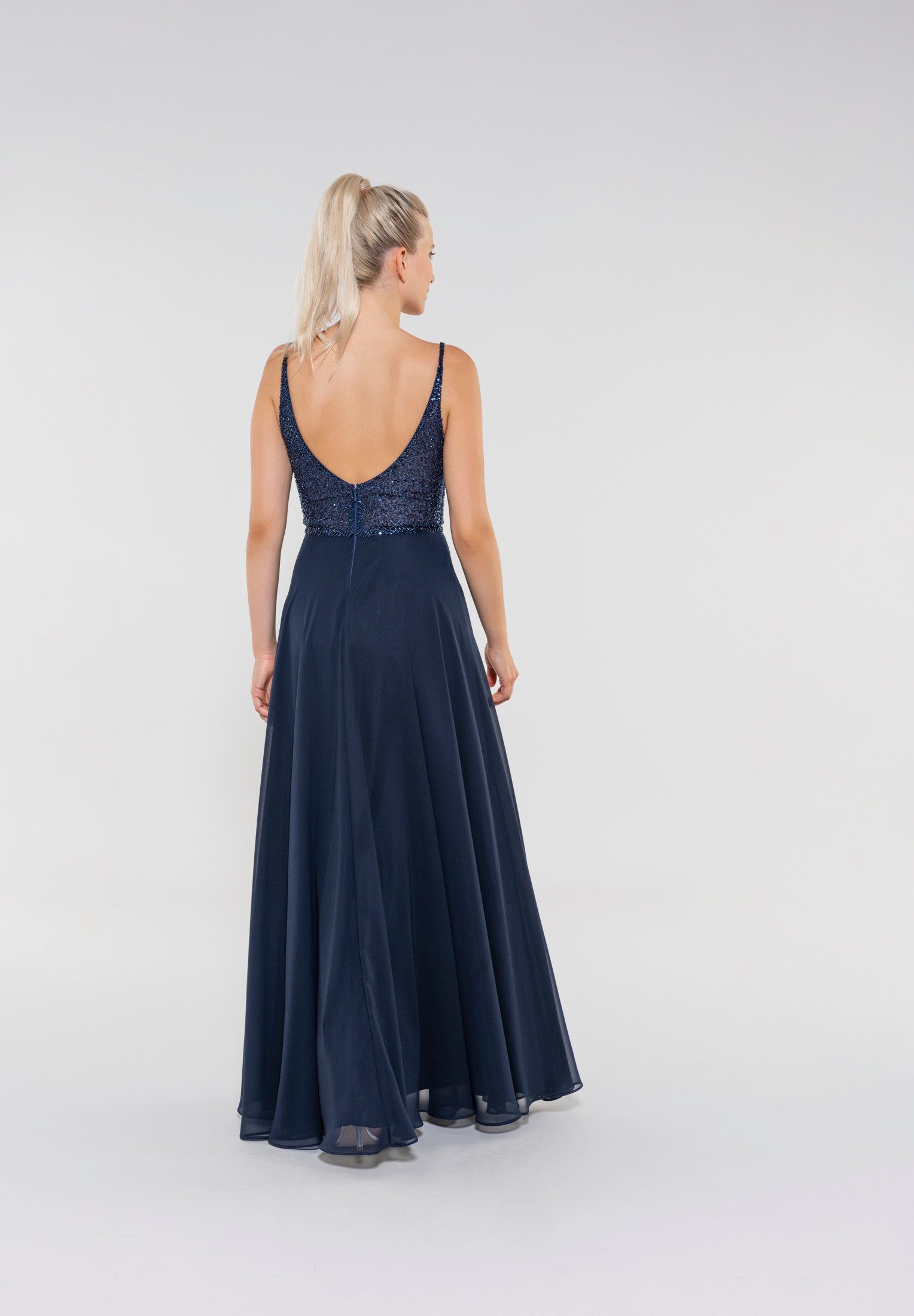 SWING Abendkleid marine