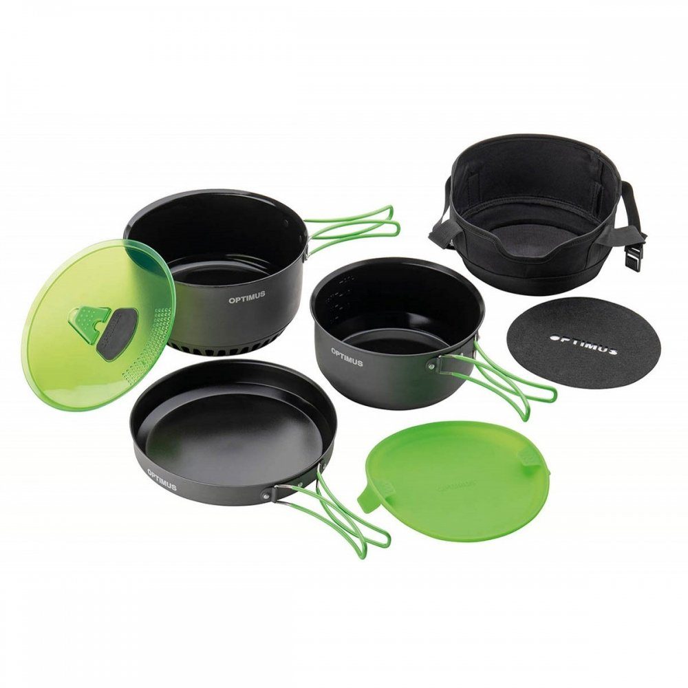 Katadyn Topf-Set Kochset, Optimus-Terra Camp 4, Aluminium (Set, 7-tlg)