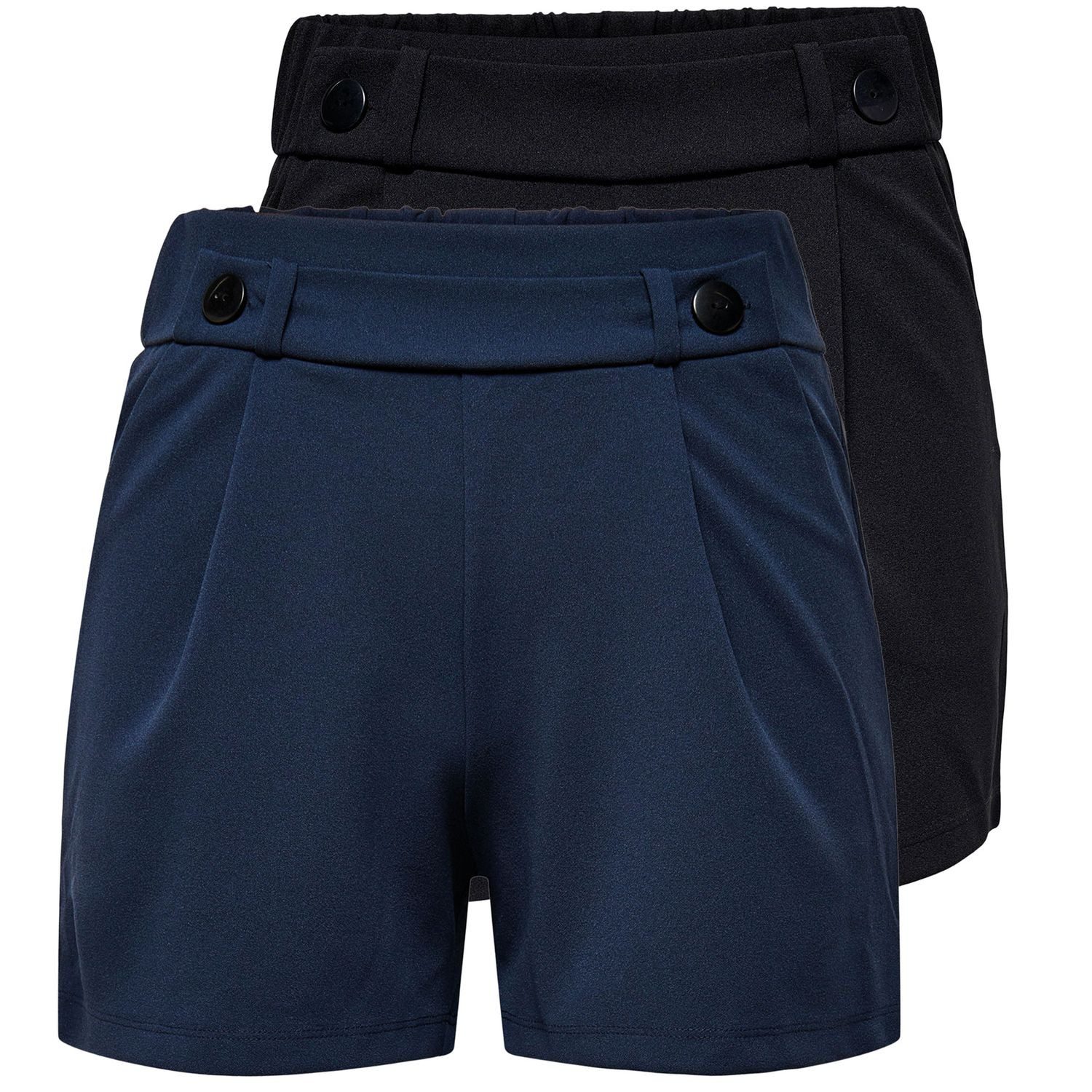 JDY Stoffhose GEGGO (1-tlg., Set) mit Gürtelschlaufen und Knopfdetails im 2er Sparpack
