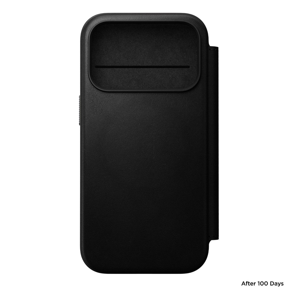 Nomad Smartphone-Hülle Modern Leather Folio, für iPhone 17 Pro, Schwarz