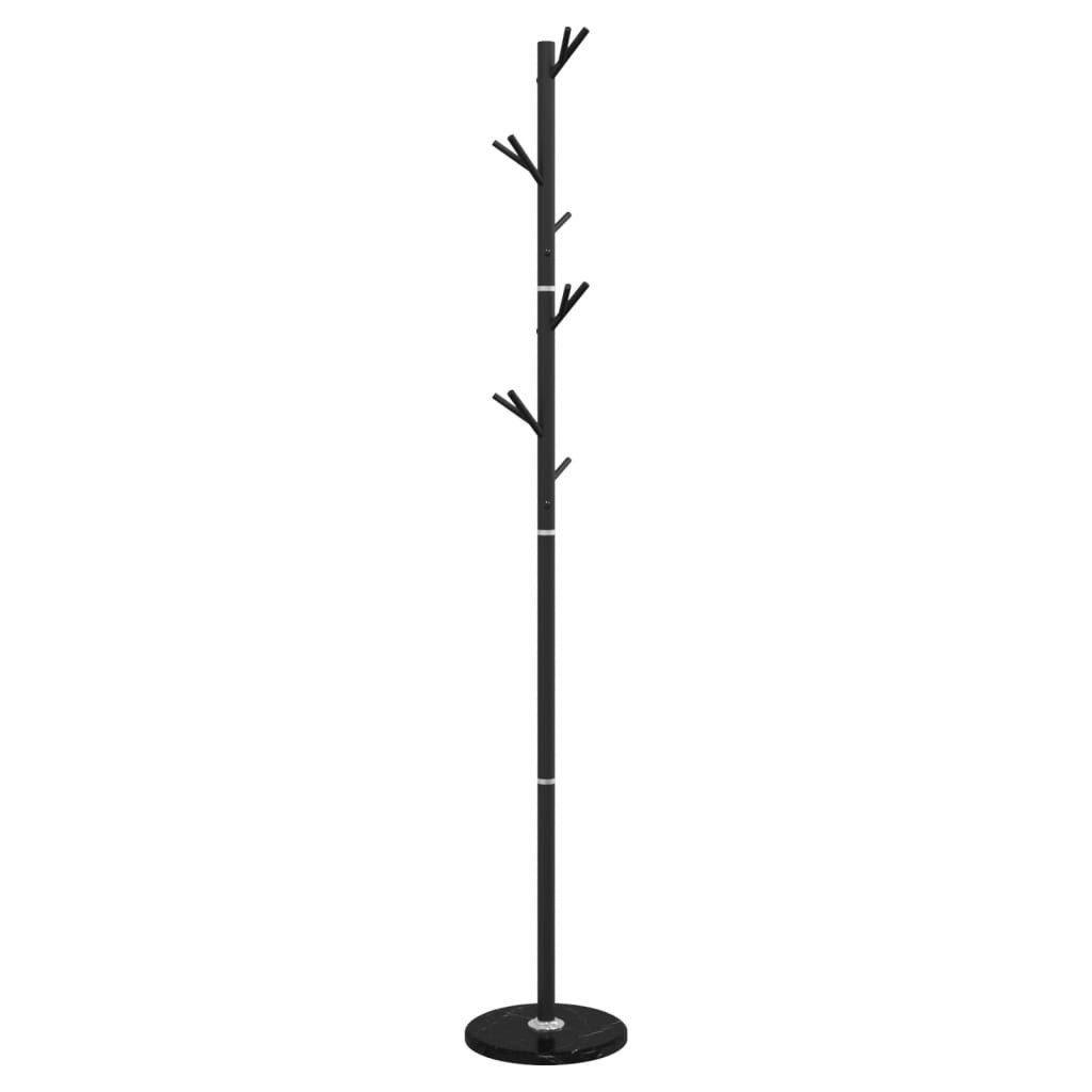 vidaXL Garderobenständer Garderobenständer Schwarz 175 cm Pulverbeschichtetes Eisen, (1 St)