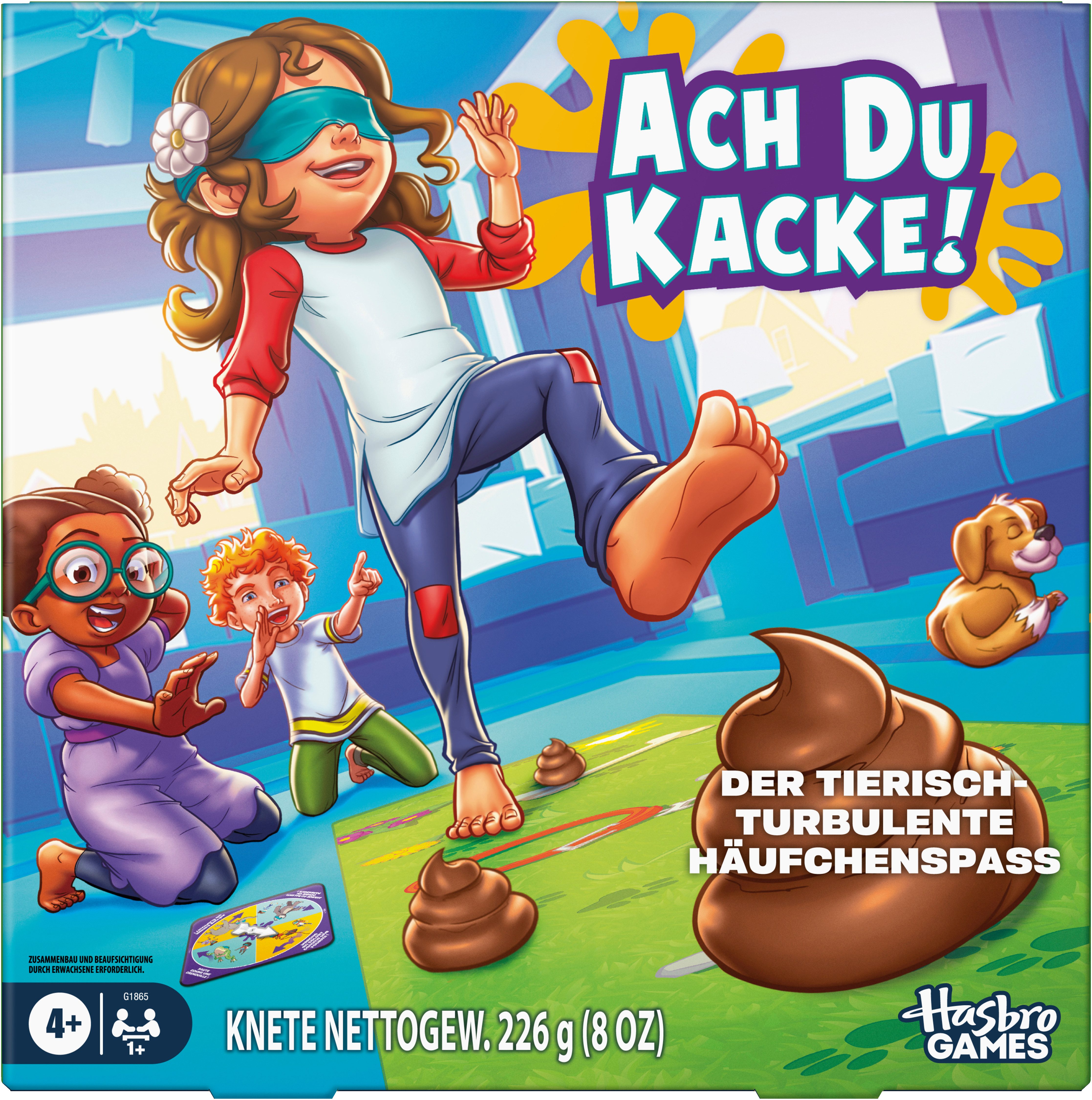 Hasbro Spiel Ach du Kacke!, Kinderspiel