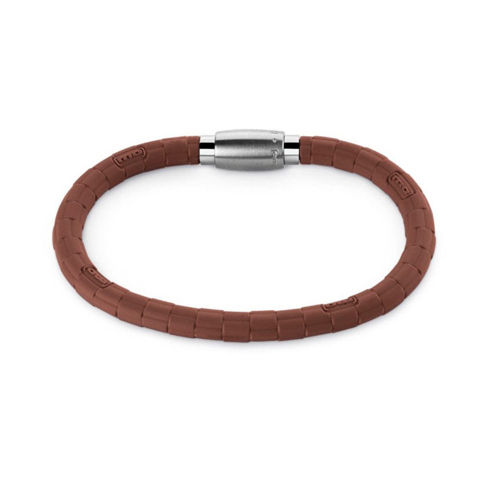 MONOMANIA Armband Monomania 45121BR Armband Unisex Silikonkautschuk braun 19 cm