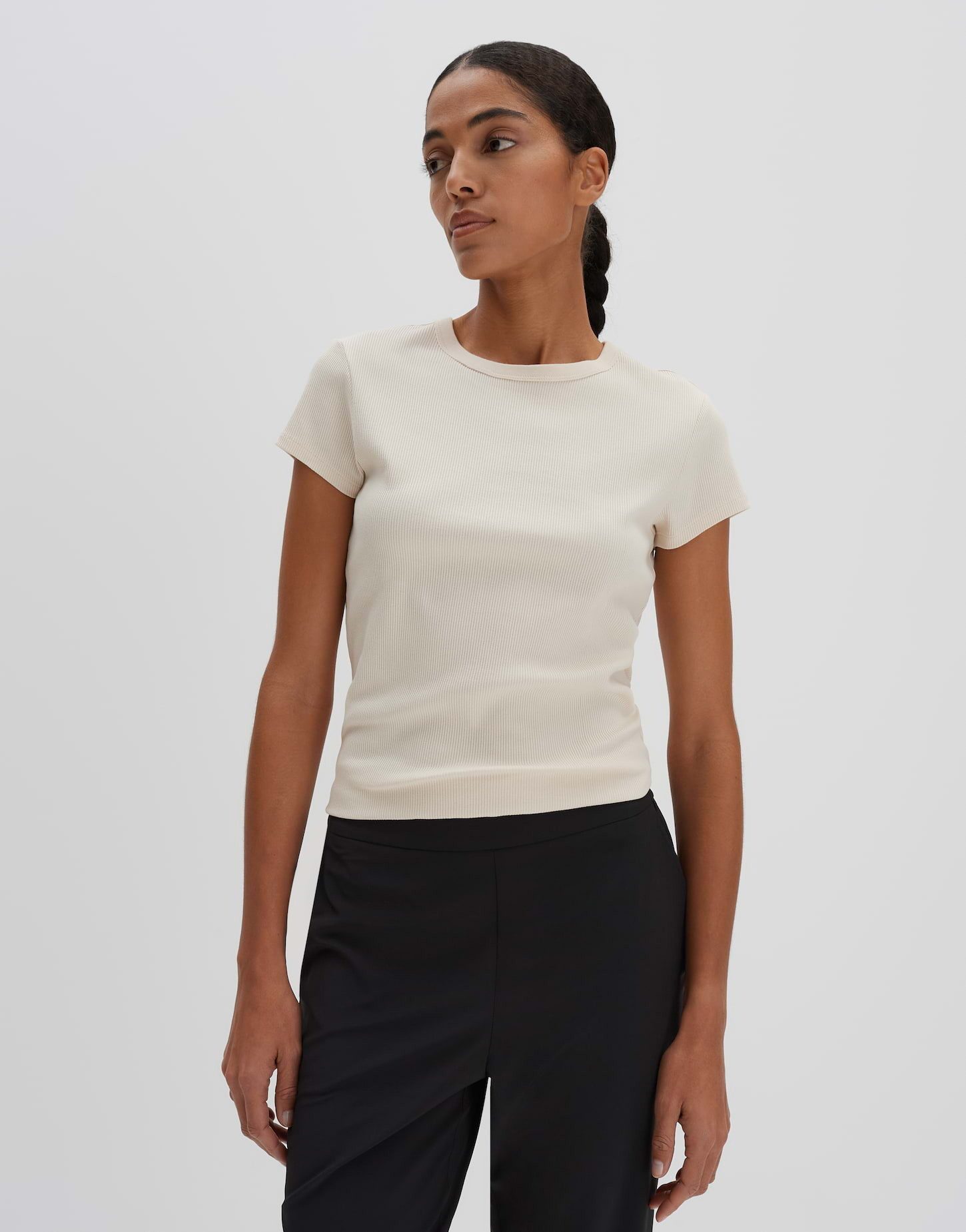 someday Kurzarmshirt Rippshirt KLEOH Slim aus günstig online kaufen