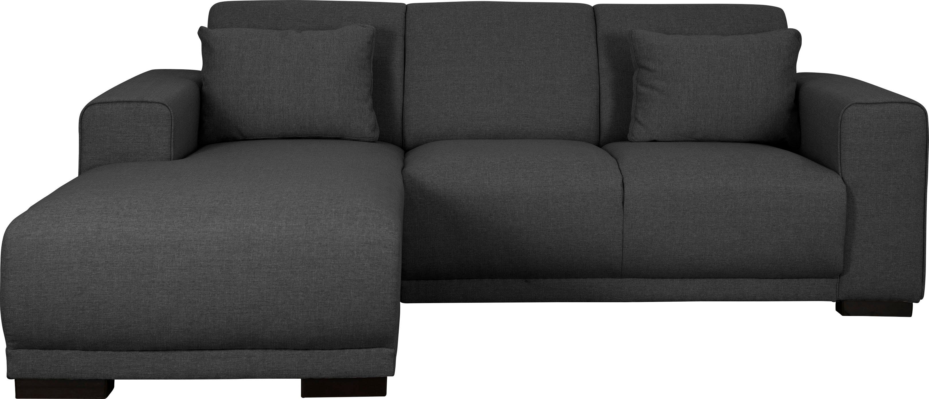 OTTO home Ecksofa BORNHOLM L-Form, B: 234 cm - OTTO. Verlässliche Qualität., Recamiere links oder rechts bestellbar, Wellenfederung, inkl. 2 Kissen