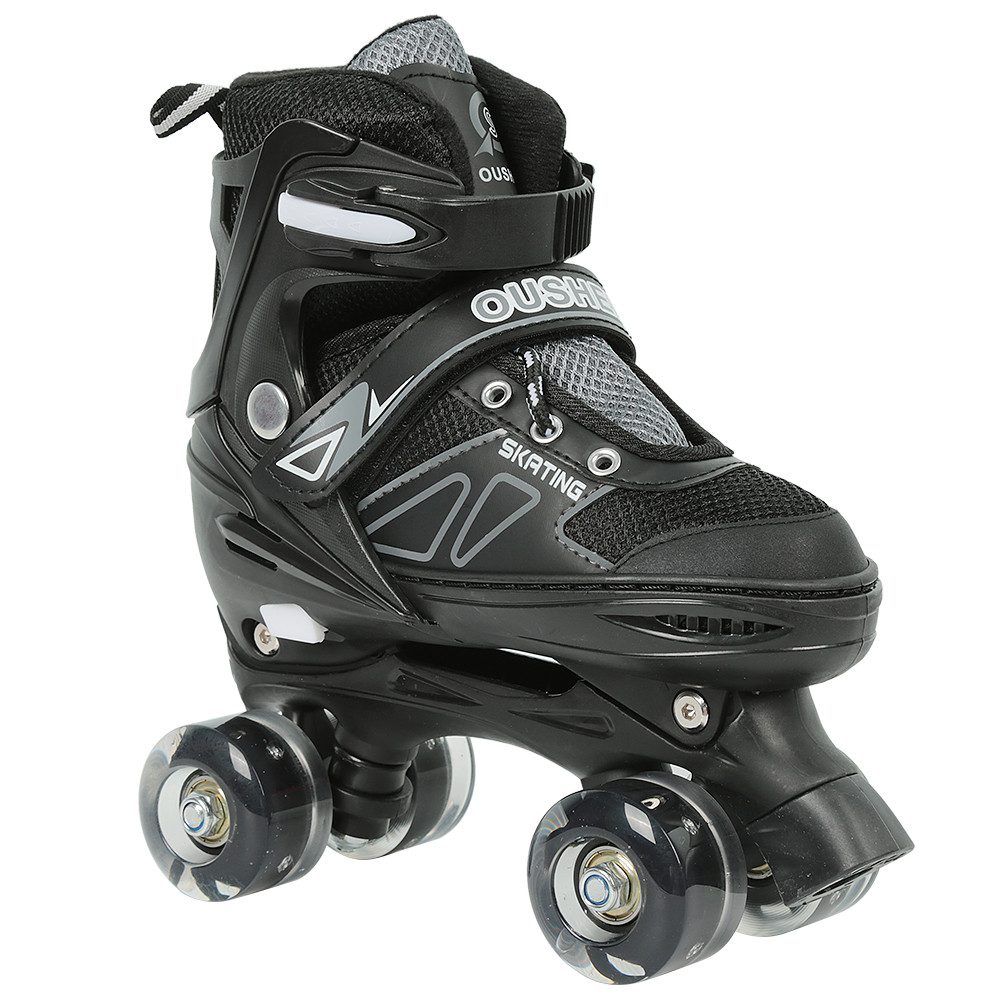 JEOBEST Rollschuhe Verstellbare Rollschuhe für Kinder, Atmungsaktiv Quad Skates, Für Mädchen und Jungen, Weihnachts Geschenke, Größen 27-37 – Bild 5 von 5