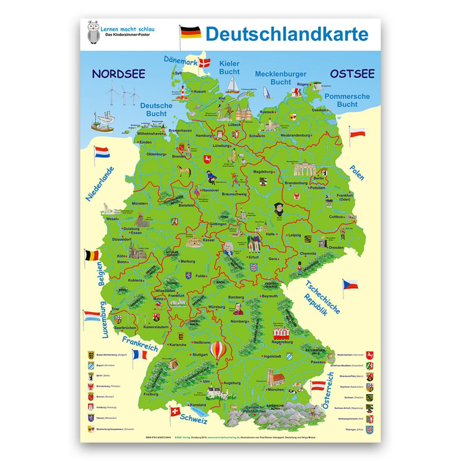 Deutschlandkarte / diverse
