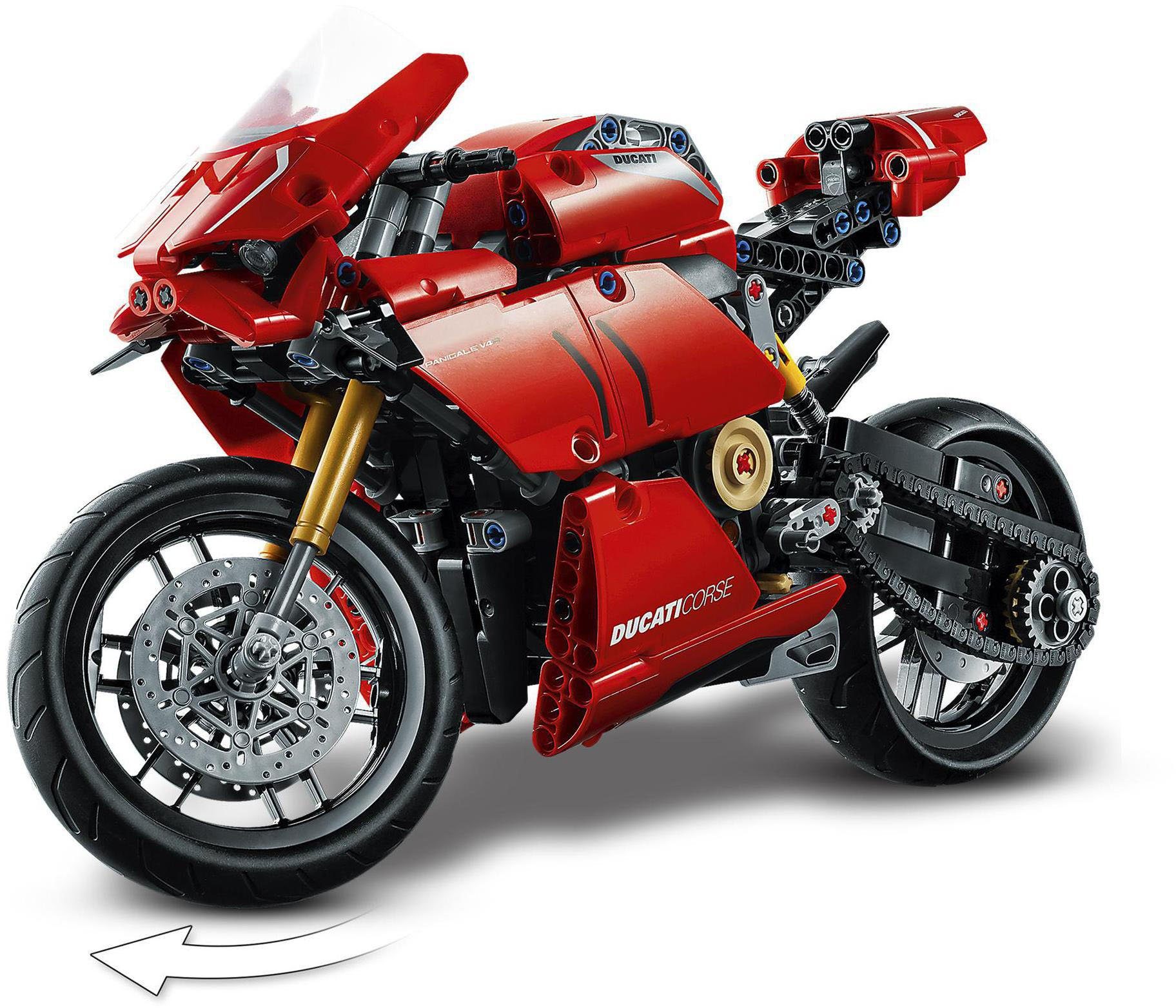 R St), Europe Technic, Konstruktionsspielsteine V4 LEGO® LEGO® (646 Made Panigale Ducati (42107), in