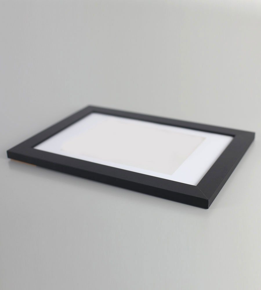 IDEAL TREND Bilderrahmen 5er Pack Holz Bilderrahmen Foto Plexi Rahmen Acryl Collage Wanddeko Po, für 5 Bilder (5 St), Natürliche Holzmaserung sichtbar, leichte Farbabweichungen möglich