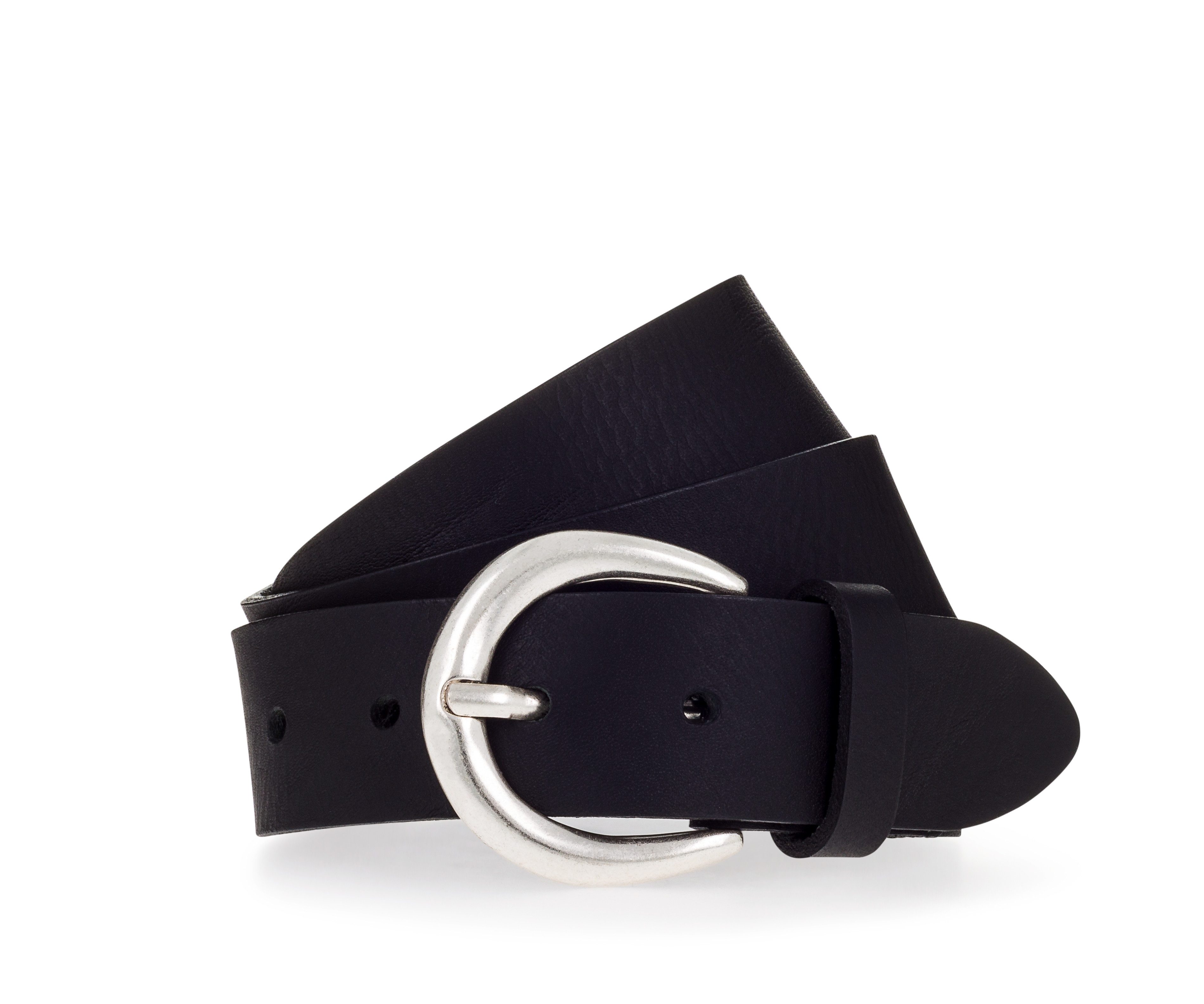 MUSTANG Ledergürtel (1-St) Schließe in poliertem Silber, 3,5 cm breit günstig online kaufen