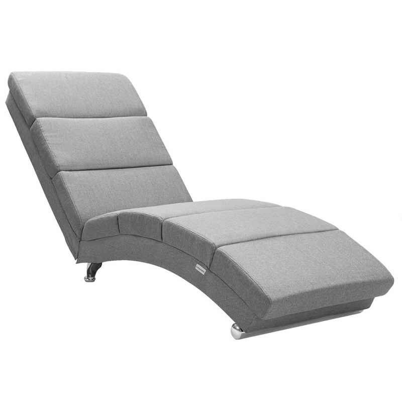 Casaria Relaxliege London, 1 Teile, XXL186x89x55cm Ergonomisch Stoff Gepolstert 180kg Belastbarkeit