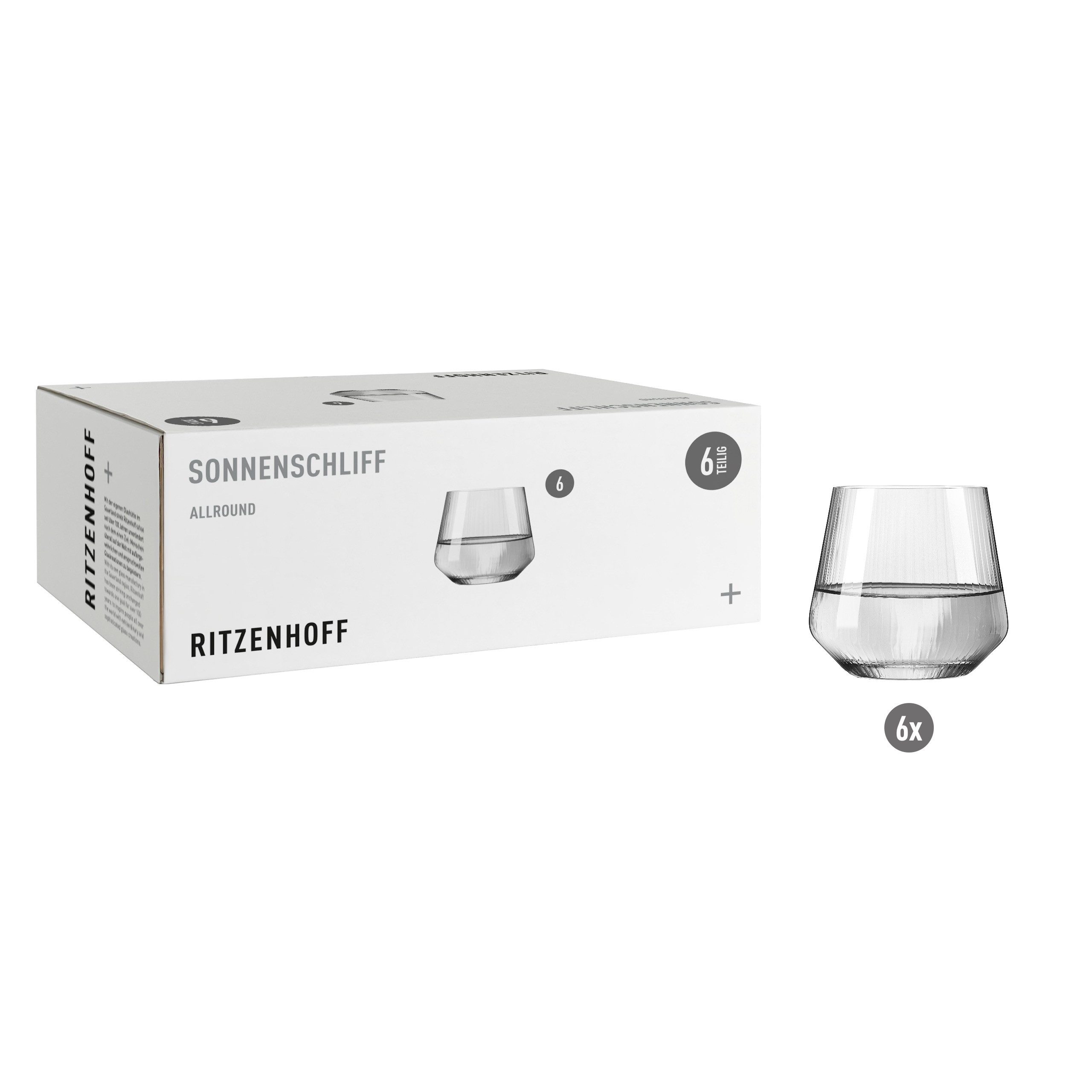 Ritzenhoff Gläser-Set Sonnenschliff