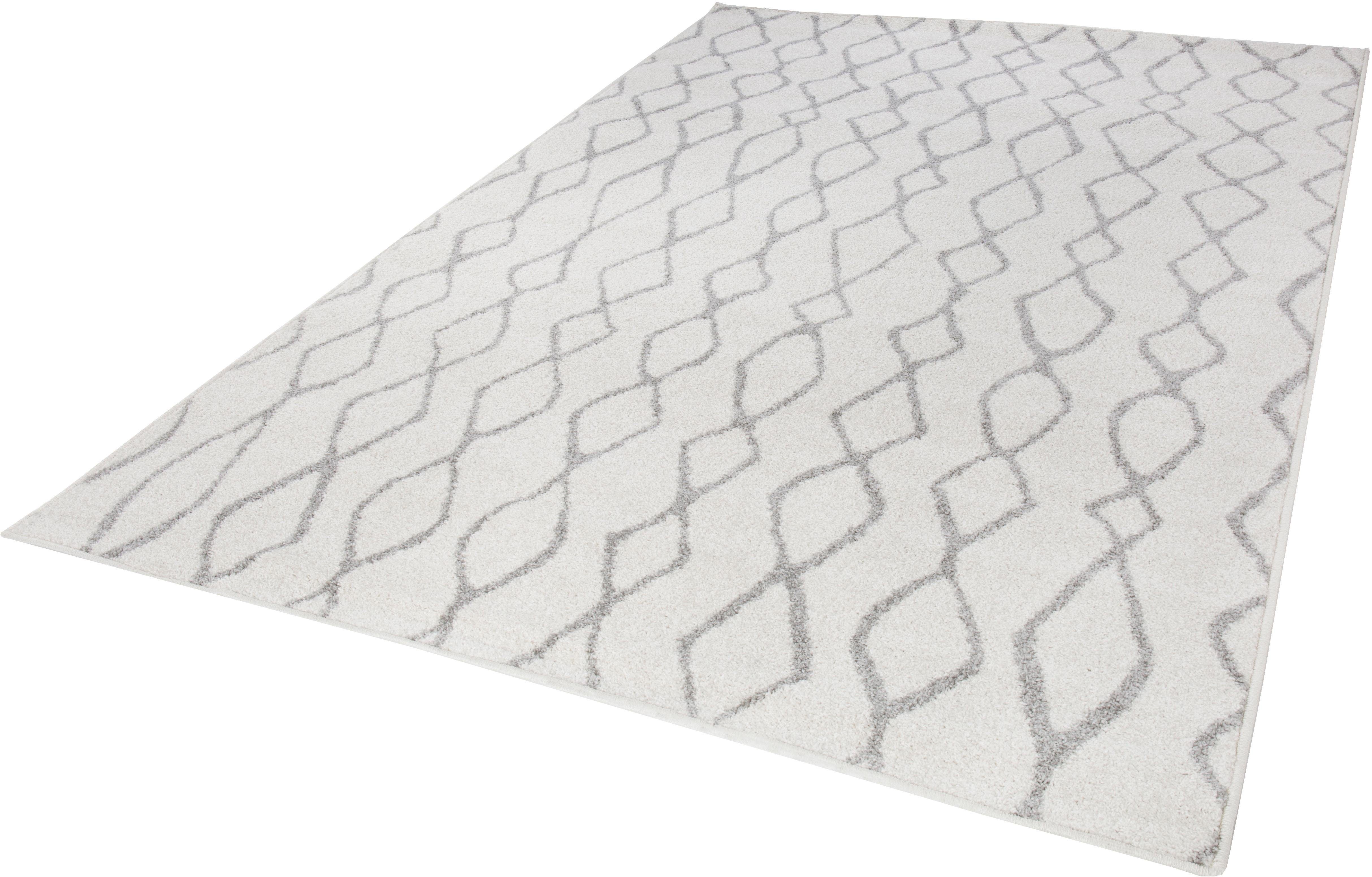 Teppich Bolonia 92, Andiamo, rechteckig, Höhe: 6 mm, Rauten Design,  Wohnzimmer, für Fußbodenheizung geeignet