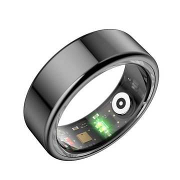 HOUROC Smart Ring Smartring für Herren und Damen Smartwatch (11#Innendurchmesser 20,6 mm,Umfang 6.46 cm) Smartring zur Überwachung Schlaf und Herzfrequenz,Fitness- und Wellness-Tracker,Schrittzähler-Ring, IP68 wasserdicht, APP für iOS & Android