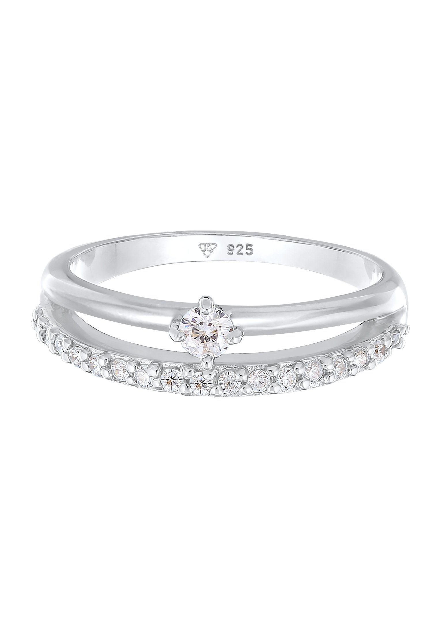 Elli Fingerring Zirkonia Solitär Verlobung 925 günstig online kaufen