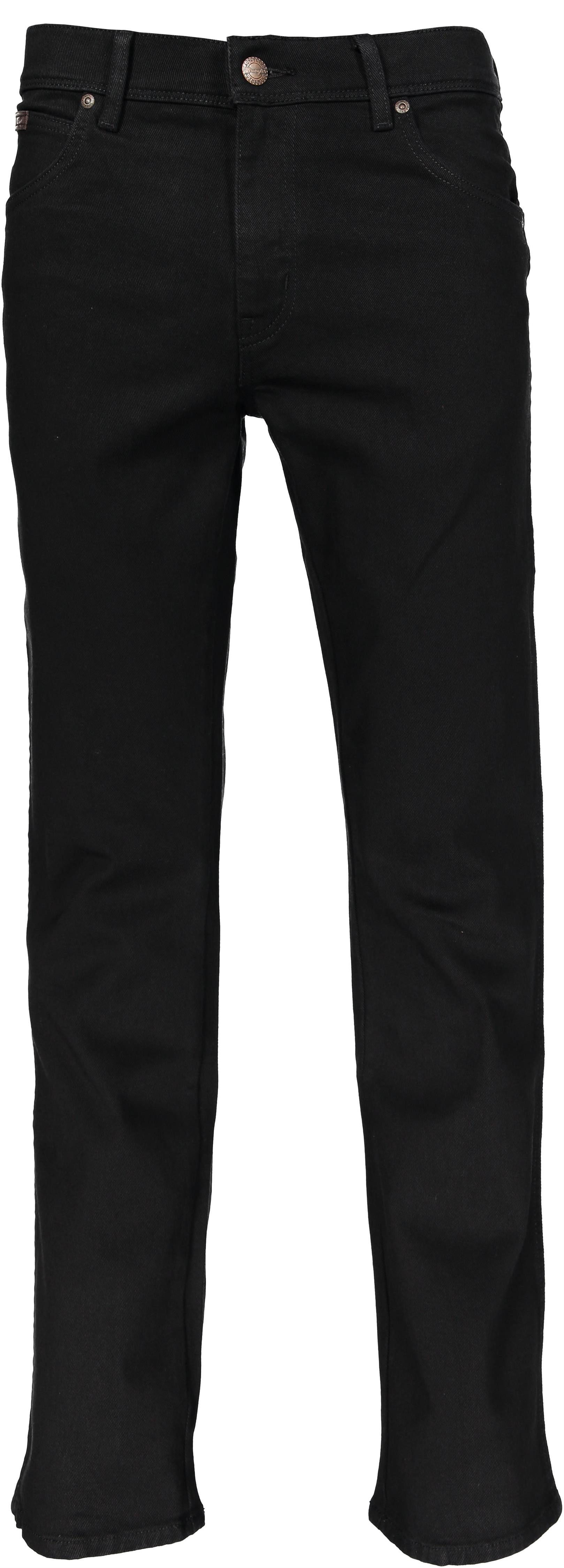 Wrangler 5-Pocket-Jeans WRANGLER TEXAS stretch black overdye W12109004