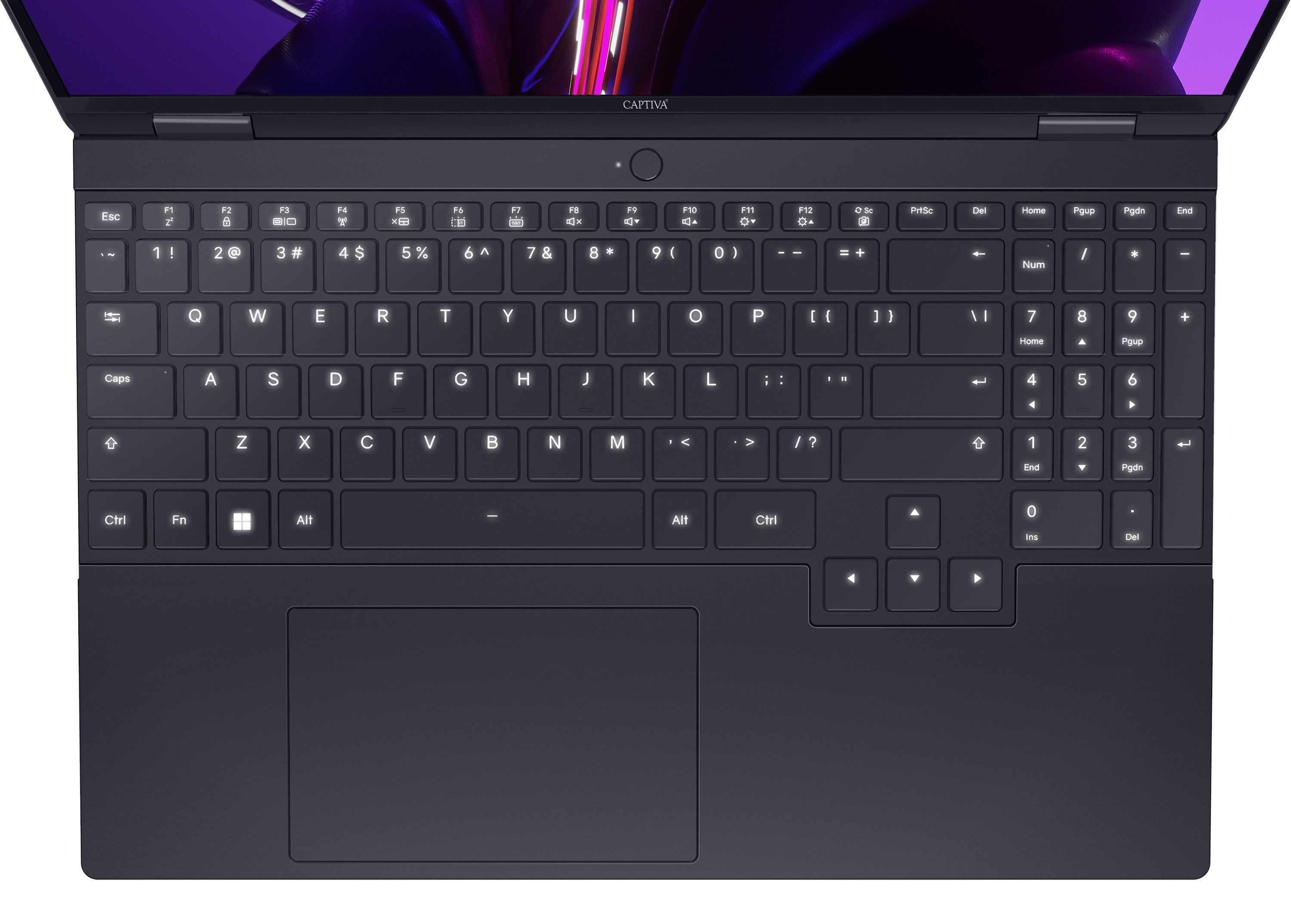 CAPTIVA Power Starter R86-210 Notebook (38.9 cm/15.3 Zoll, AMD Ryzen 7 8845HS, AMD Radeon™-Grafik, 2000 GB SSD, WLAN, Windows 11 Pro)