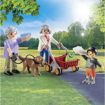 Playmobil® Konstruktions-Spielset Großeltern mit Enkel