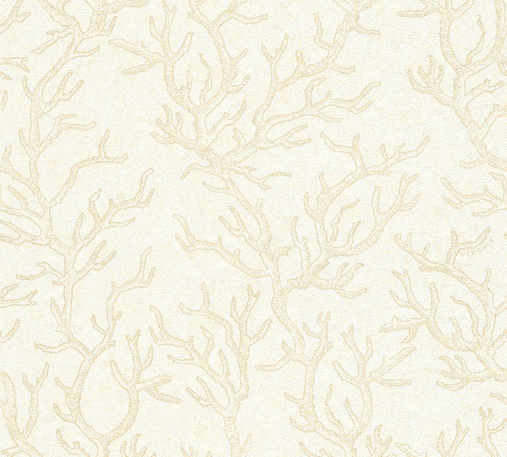 Vliestapete Versace wallpaper Versace 3, Design Tapete, beige, gold 344971
