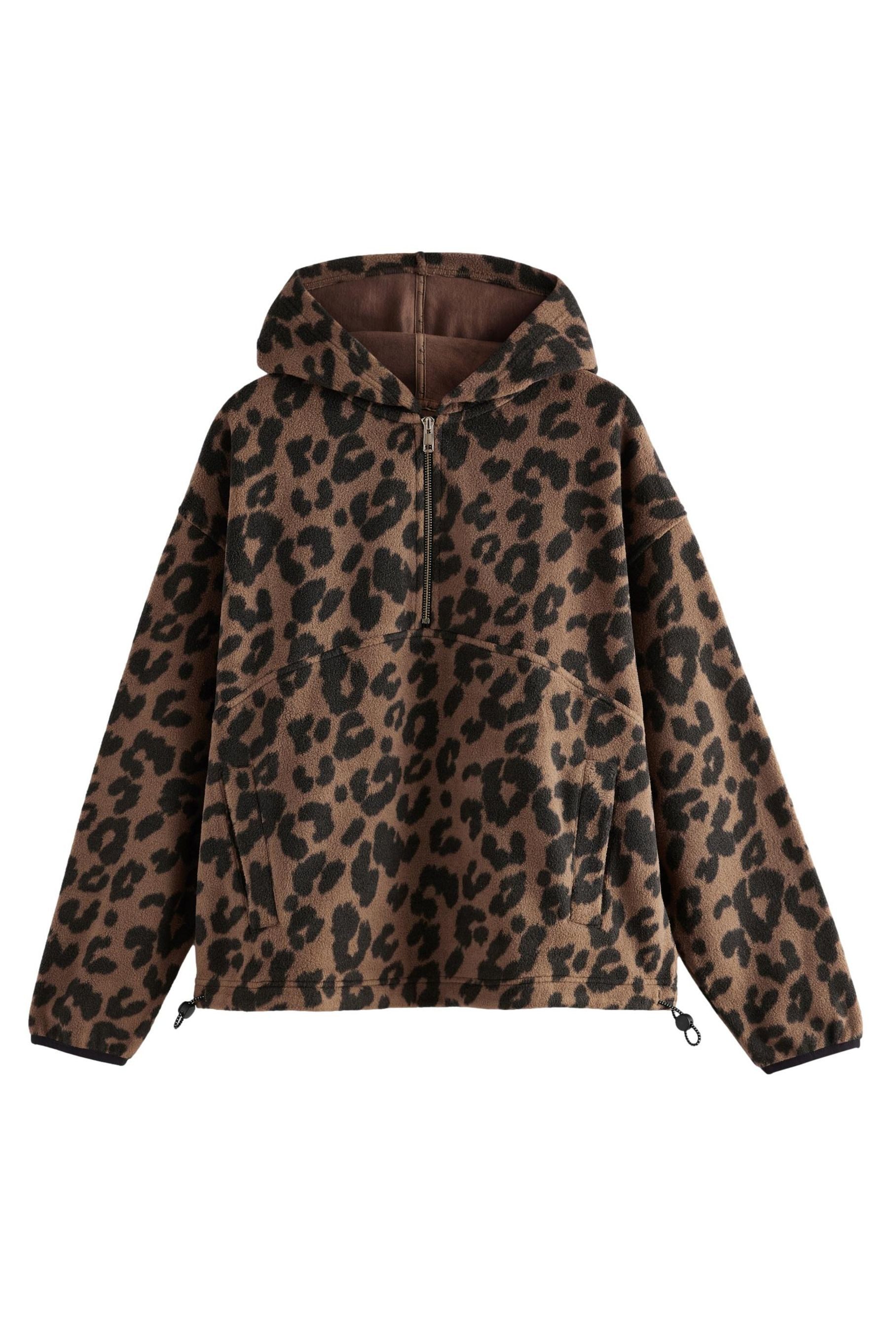 Next Fleecejacke Fleecet-Hoodie mit halben Reißverschluss günstig online kaufen