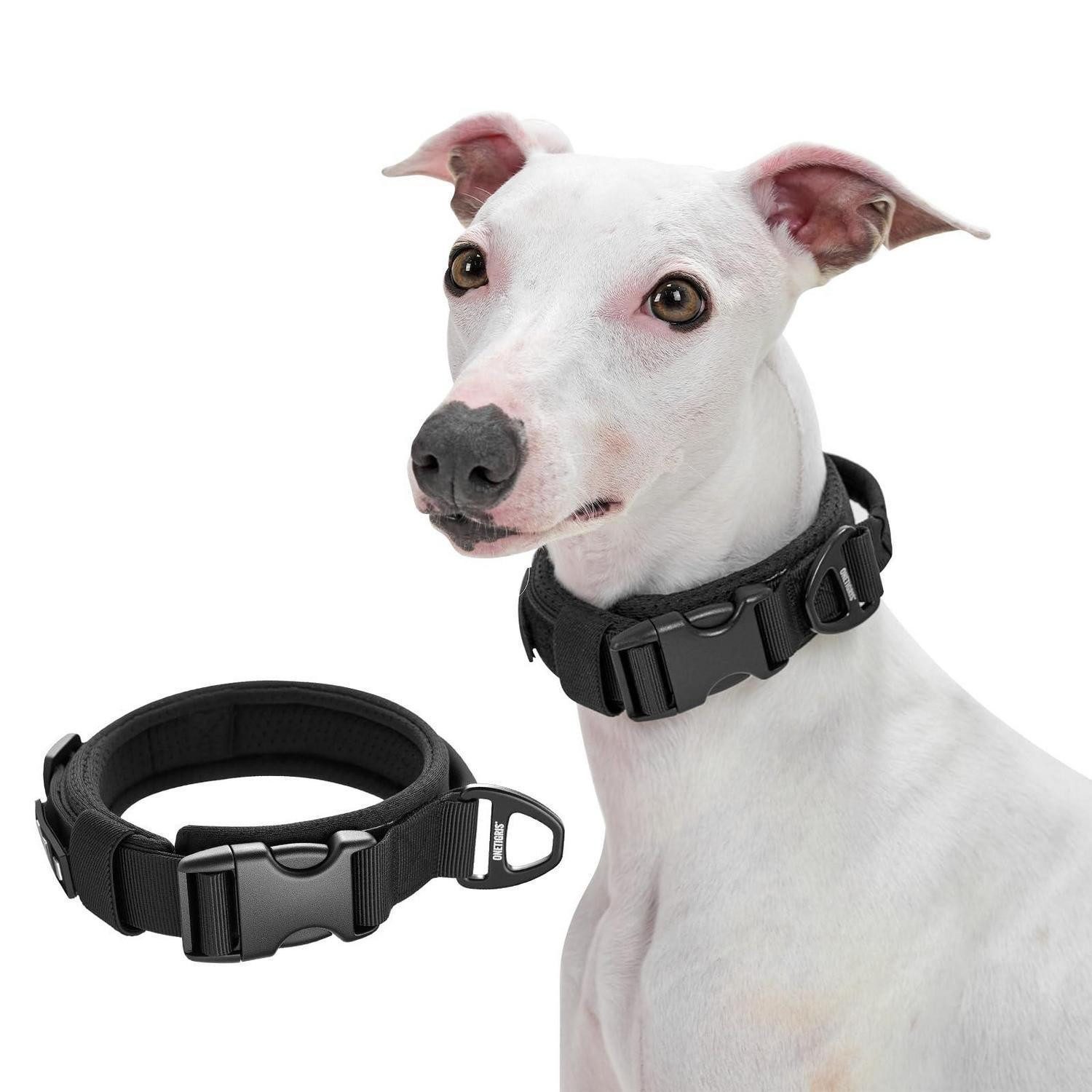 LuxusKollektion Hunde-Halsband Hundehalsband mit Griff S Schwarz