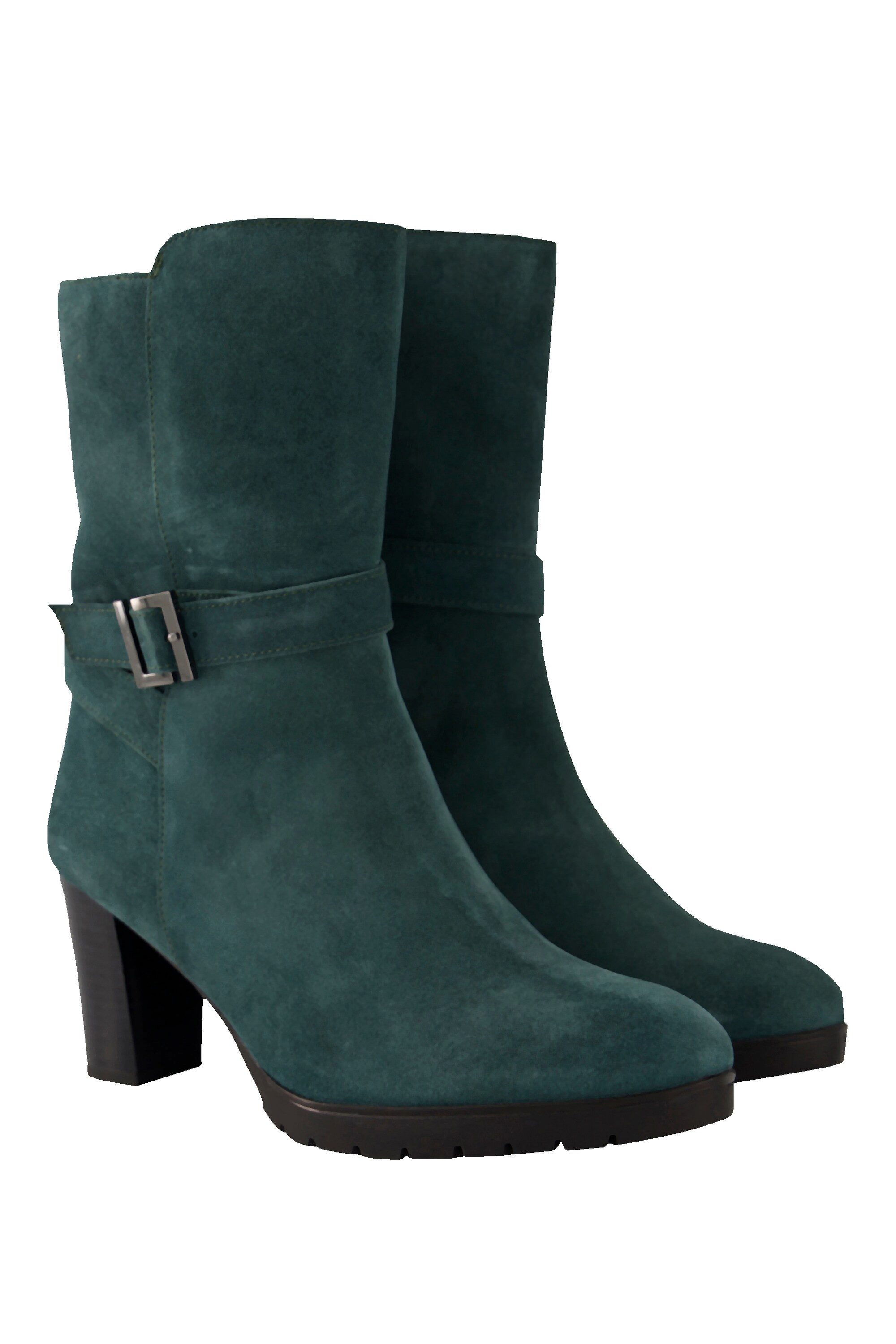 Ulla Popken Leder-Stiefeletten Schnalle Wechselfußbett Weite H Сапоги