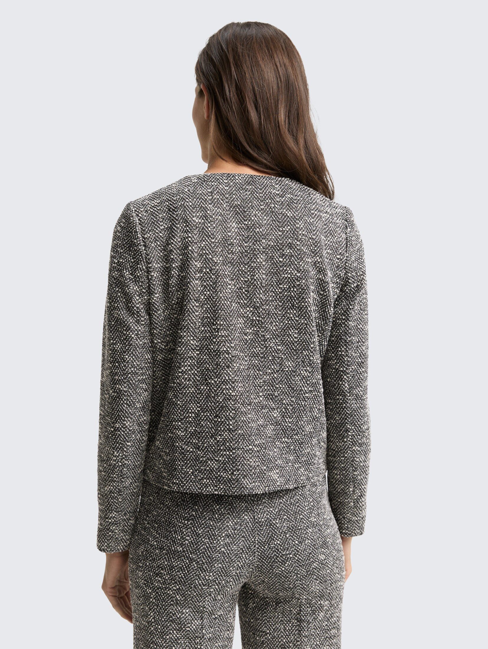 TOM TAILOR Jackenblazer Blazer Regular Fit Bouclé Jacke