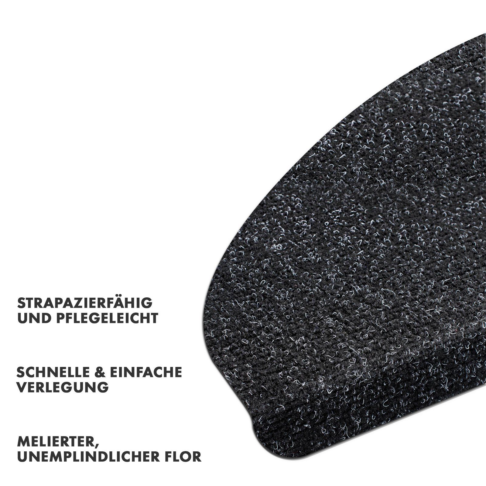 casa pura Stufenmatte Leipzig, Erhältlich in 5 Farben, Treppenschoner, halbrund, Höhe: 4.4 mm