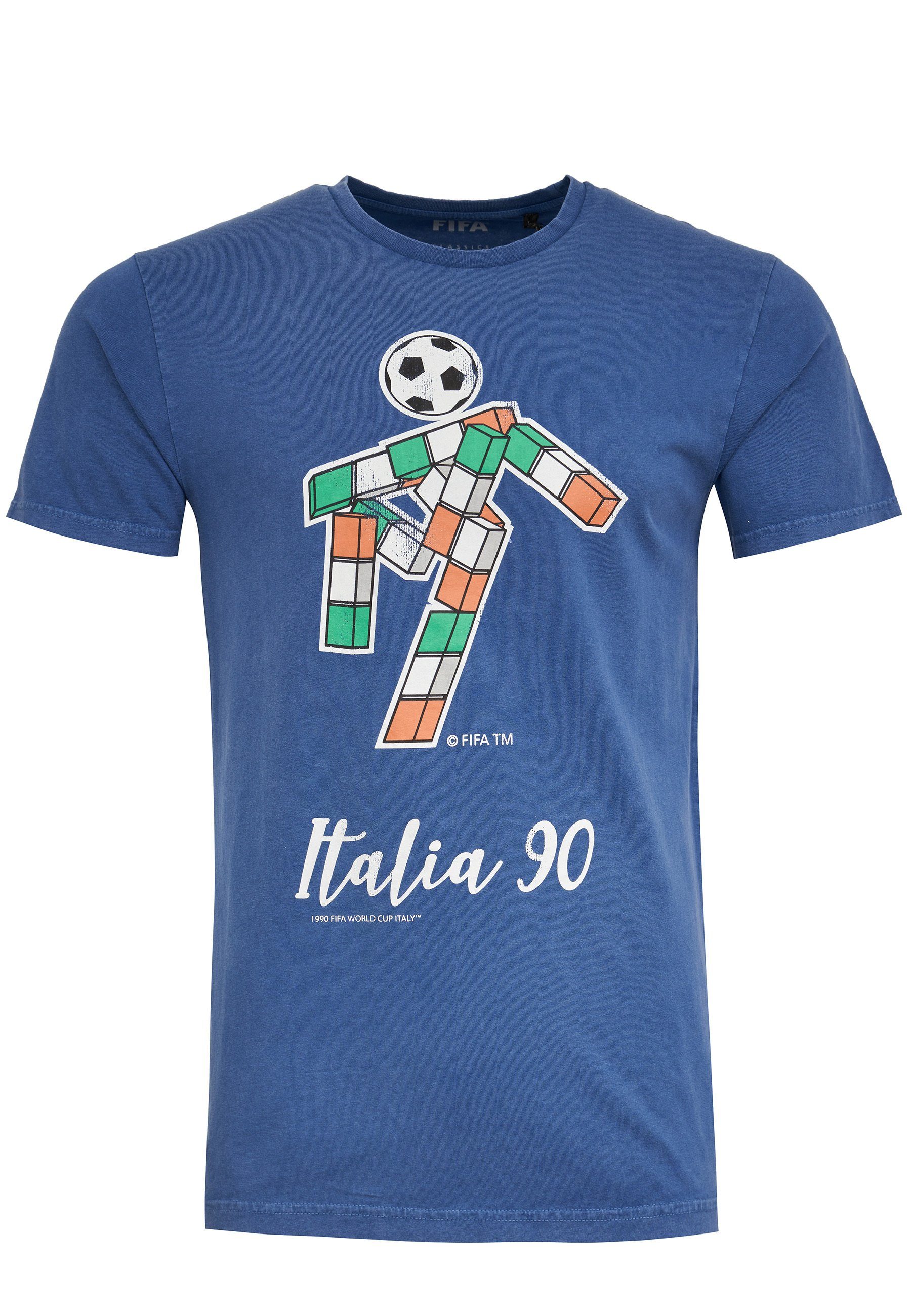 Recovered T-Shirt FIFA World Mascot 1990 zertifizierte Cup GOTS Bio-Baumwolle