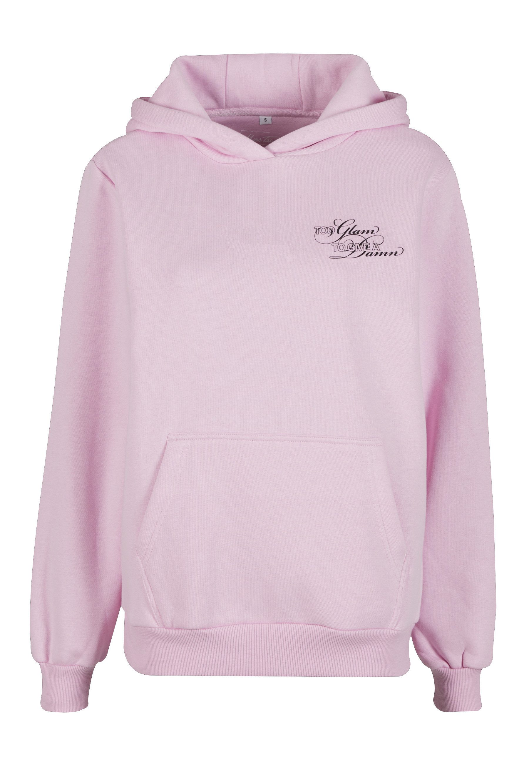 Kapuzensweatshirt Miss Tee Give A Damn Ladies Fluffy Hoody
