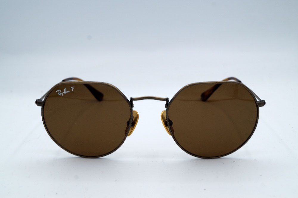 Ray-Ban Sonnenbrille RAY BAN Sonnenbrille Sunglasses RB 8165 920757 Jack Titanium Polarized