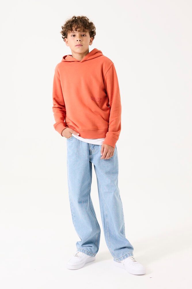 Garcia Hoodie Orangefarbener Hoodie mit Brust- günstig online kaufen
