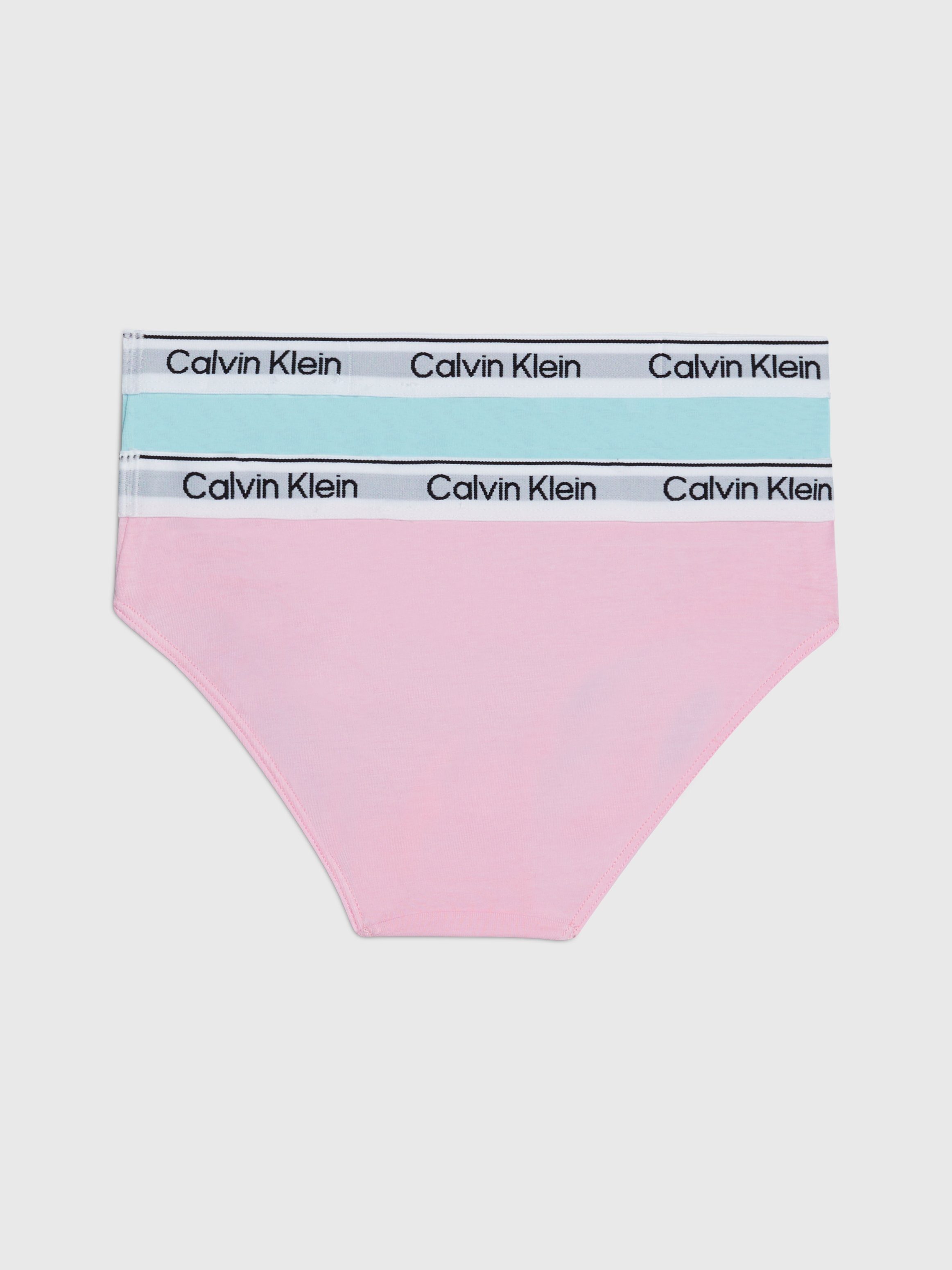 Calvin Klein Underwear Bikinislip 2PK BIKINI (Packung, 2-St., 2er) Kinder  bis 16 Jahren, Jersey aus Baumwollmischung mit Elasthan-Anteil