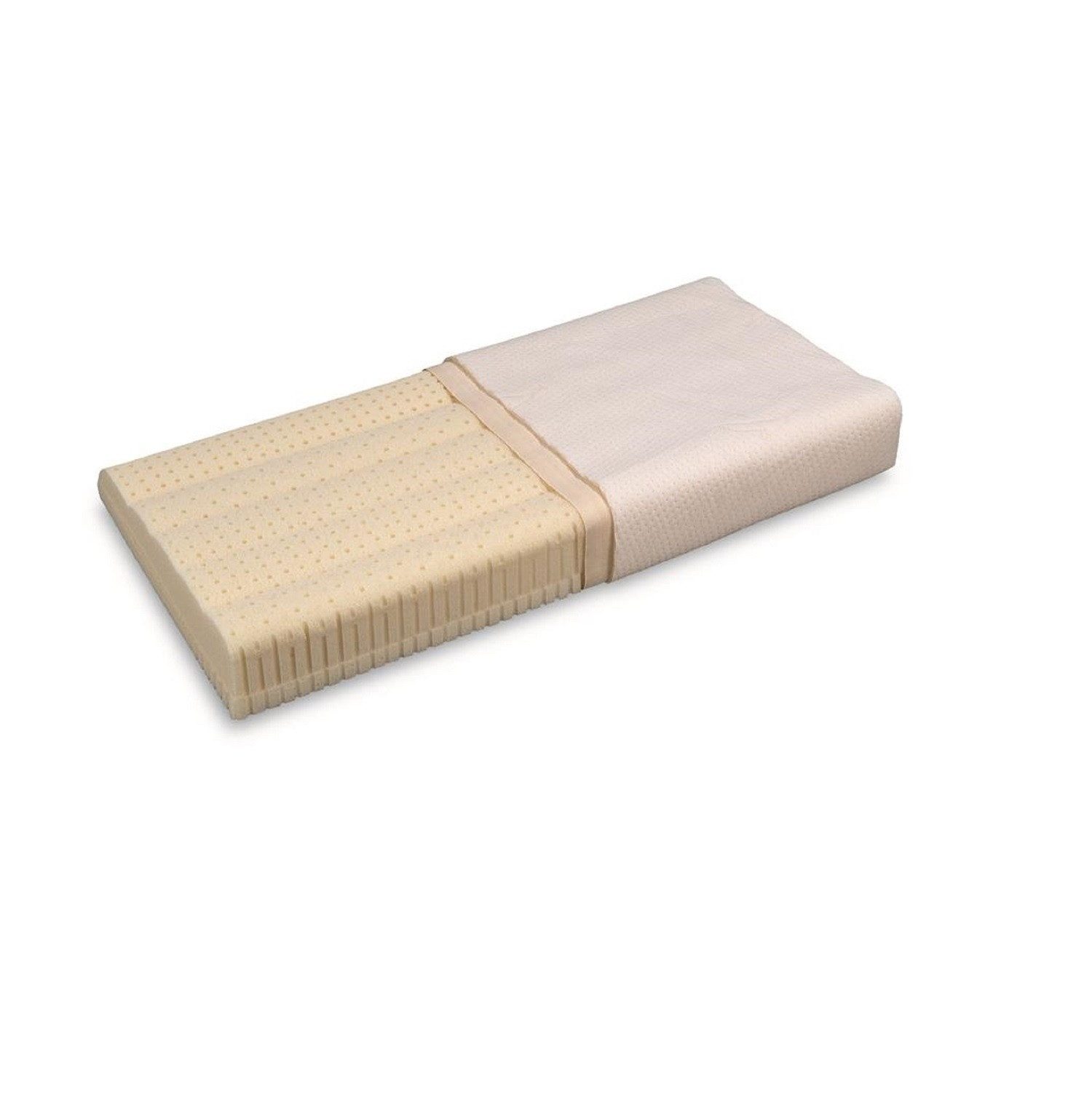 Werkmeister Nackenstützkissen KL8 Talalay Latex niedrige Höhe Flachkissen, Seitenschläfer, Rücksenschläfer, Keilkissen, Flachkissen