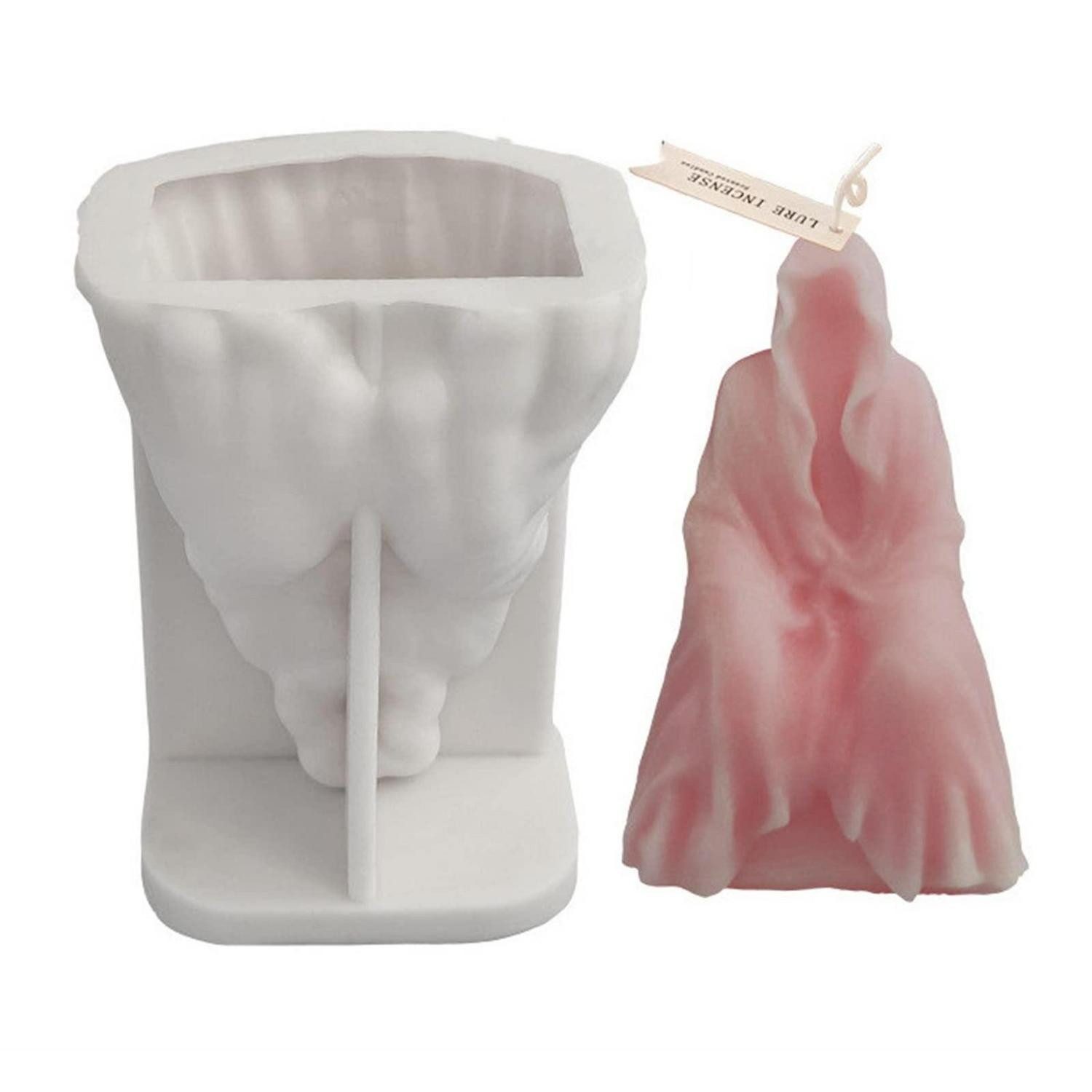 LuxusKollektion Silikonform 3D Totenkopf Kerzenform Silikon Schädel, (1-tlg)