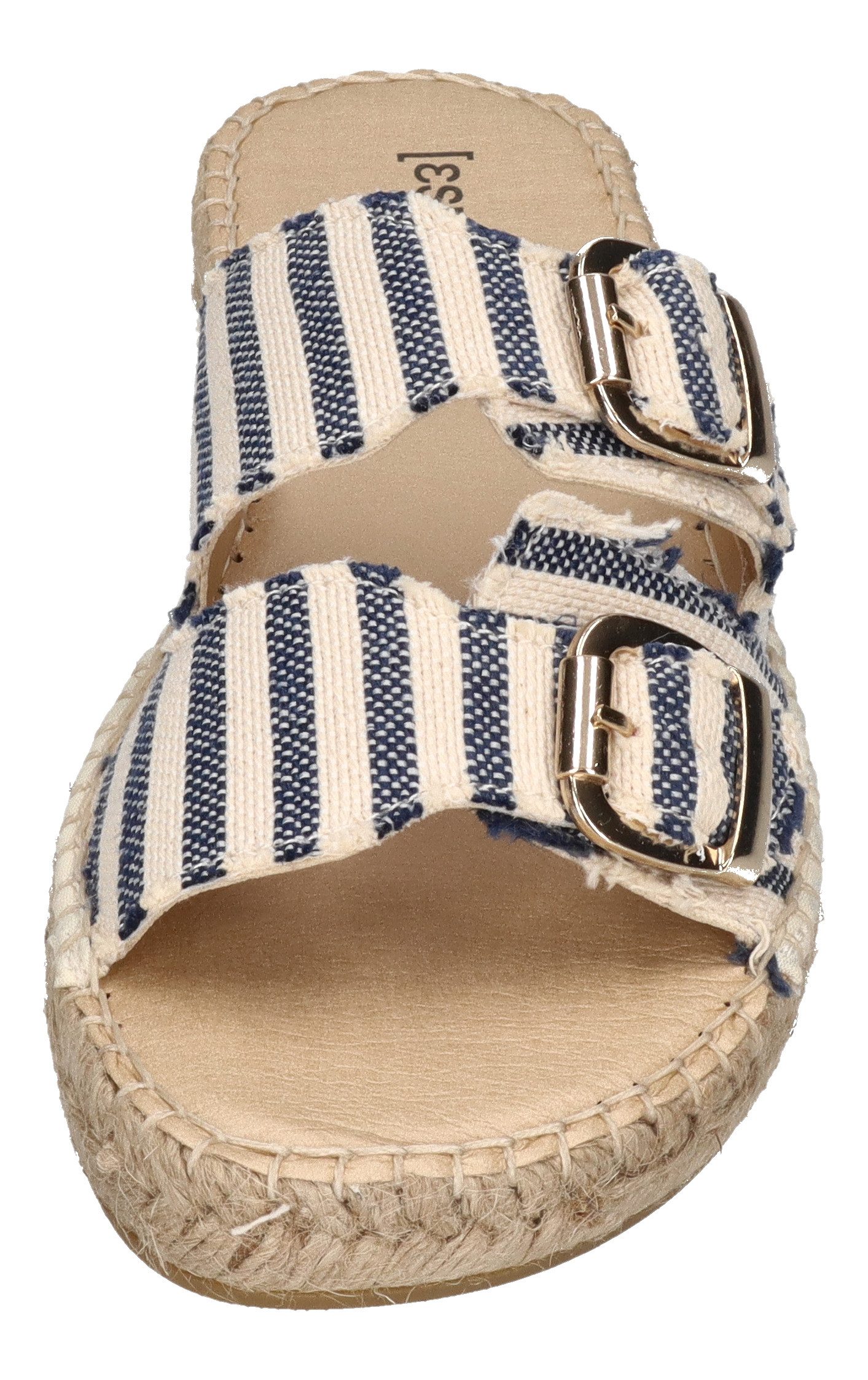espadrij l´originale CLAQUETTE STRIPES Pantolette Marine