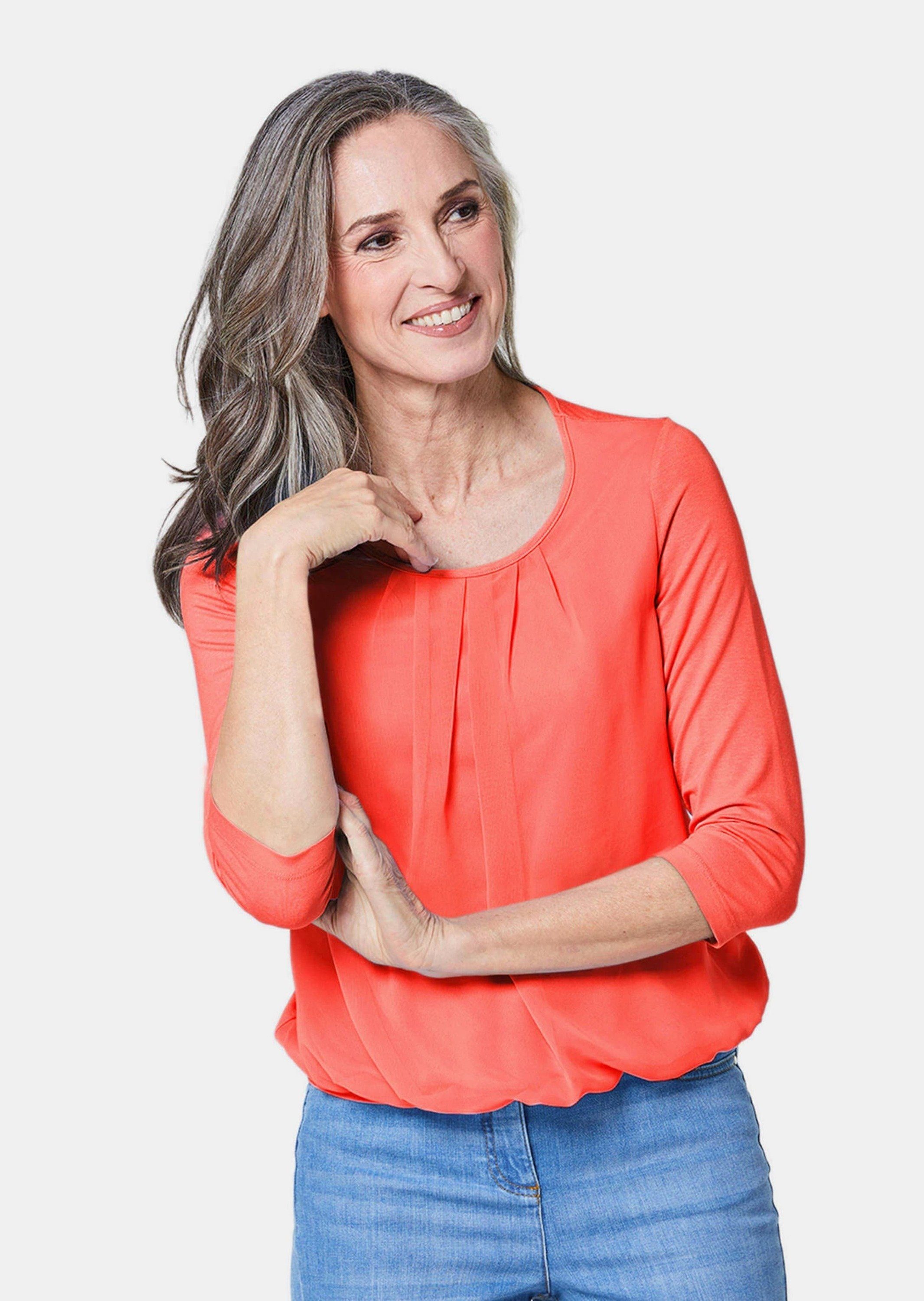GOLDNER Shirtbluse Gepflegtes Shirt in eleganter günstig online kaufen