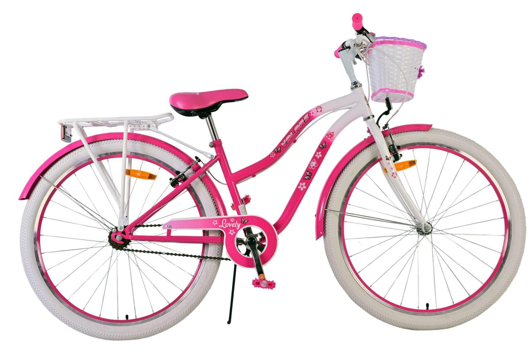 Kinderfahrrad Volare Lovely Kinderfahrrad für Mädchen - 26 Zoll in Rosa