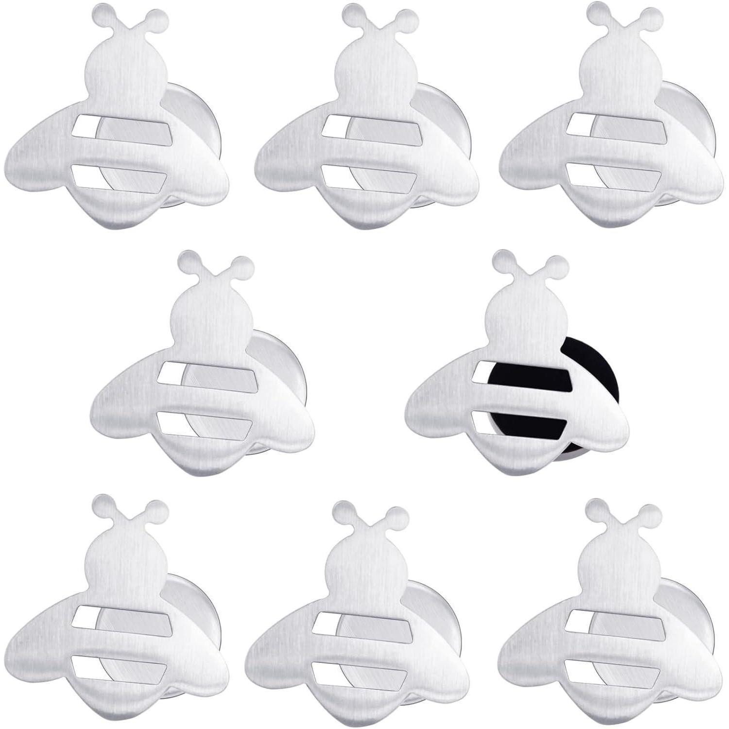 LuxusKollektion Слепые шары для выпечки Tischdeckenbeschwerer magnetisch Edelstahl Biene 8Stück Honigbiene