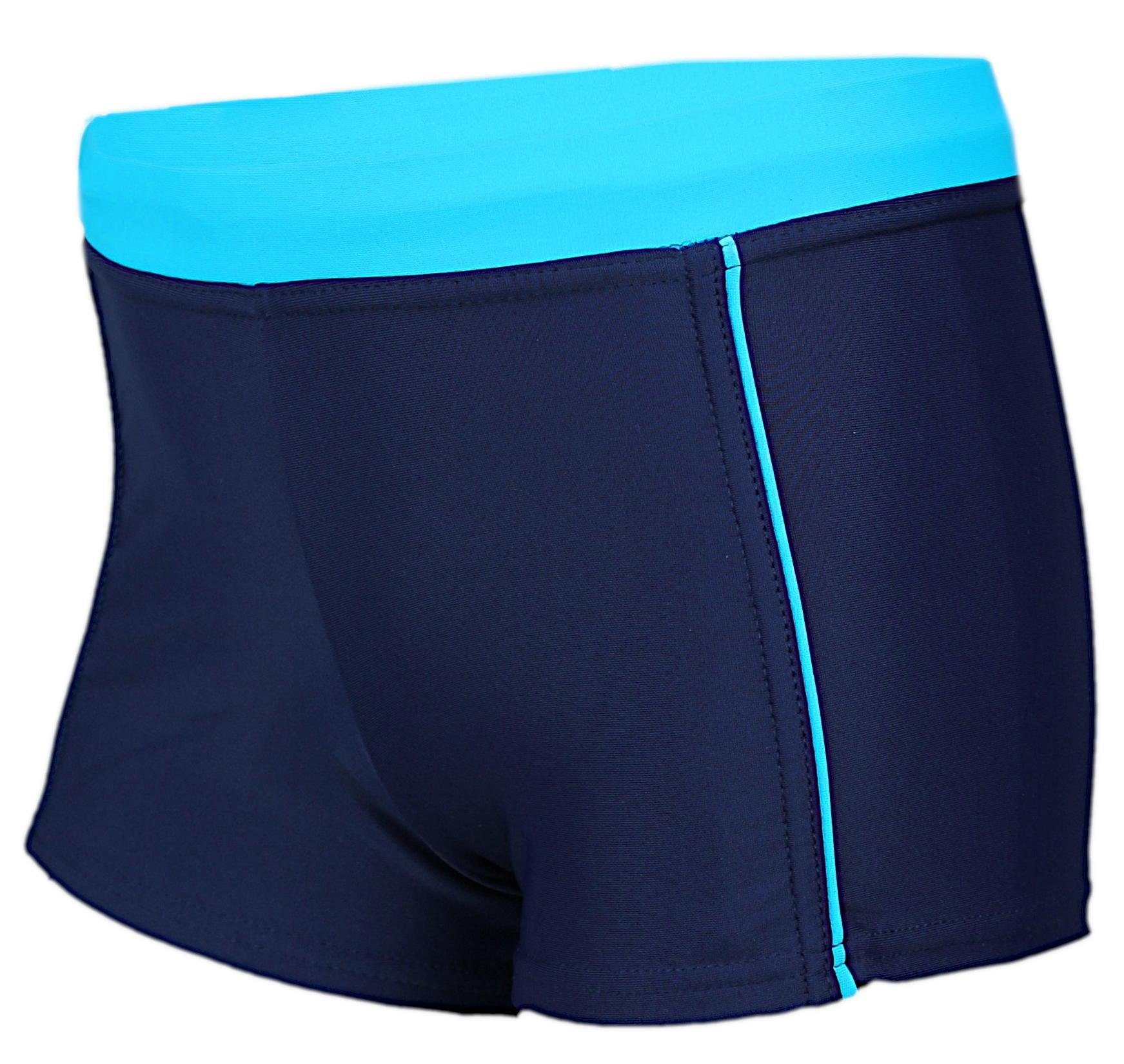 Paspel Kinder Badehose Badeshorts 024 Blau Aquarti Schwimmhose Seitliche / Badeshorts Dunkelblau Aquarti Jungen