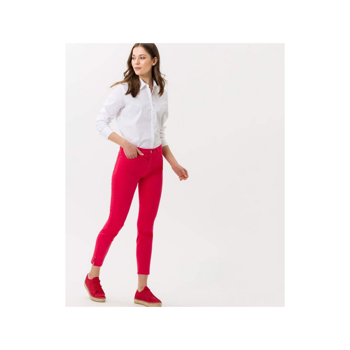 (1-tlg) Brax pink Skinny-fit-Jeans regular