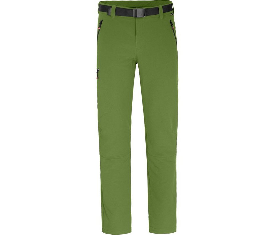 Bergson Outdoorhose VARBERG Herren Winter Wanderhose, aus recyceltem  Polyester, Normalgrößen, grün