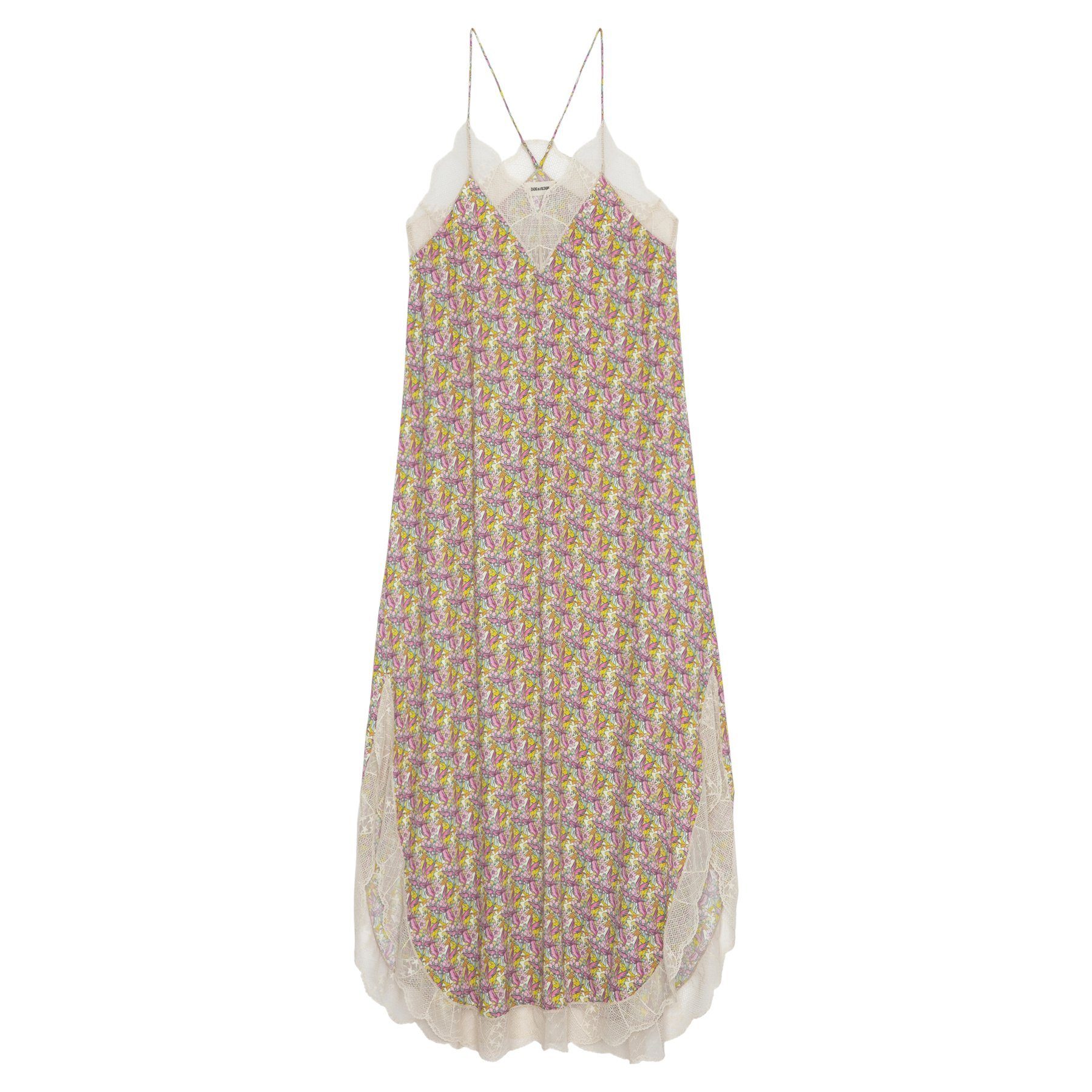 ZADIG & VOLTAIRE Maxikleid Maxikleid RISTYL CREPE LIBERTY WINGS aus Viskose