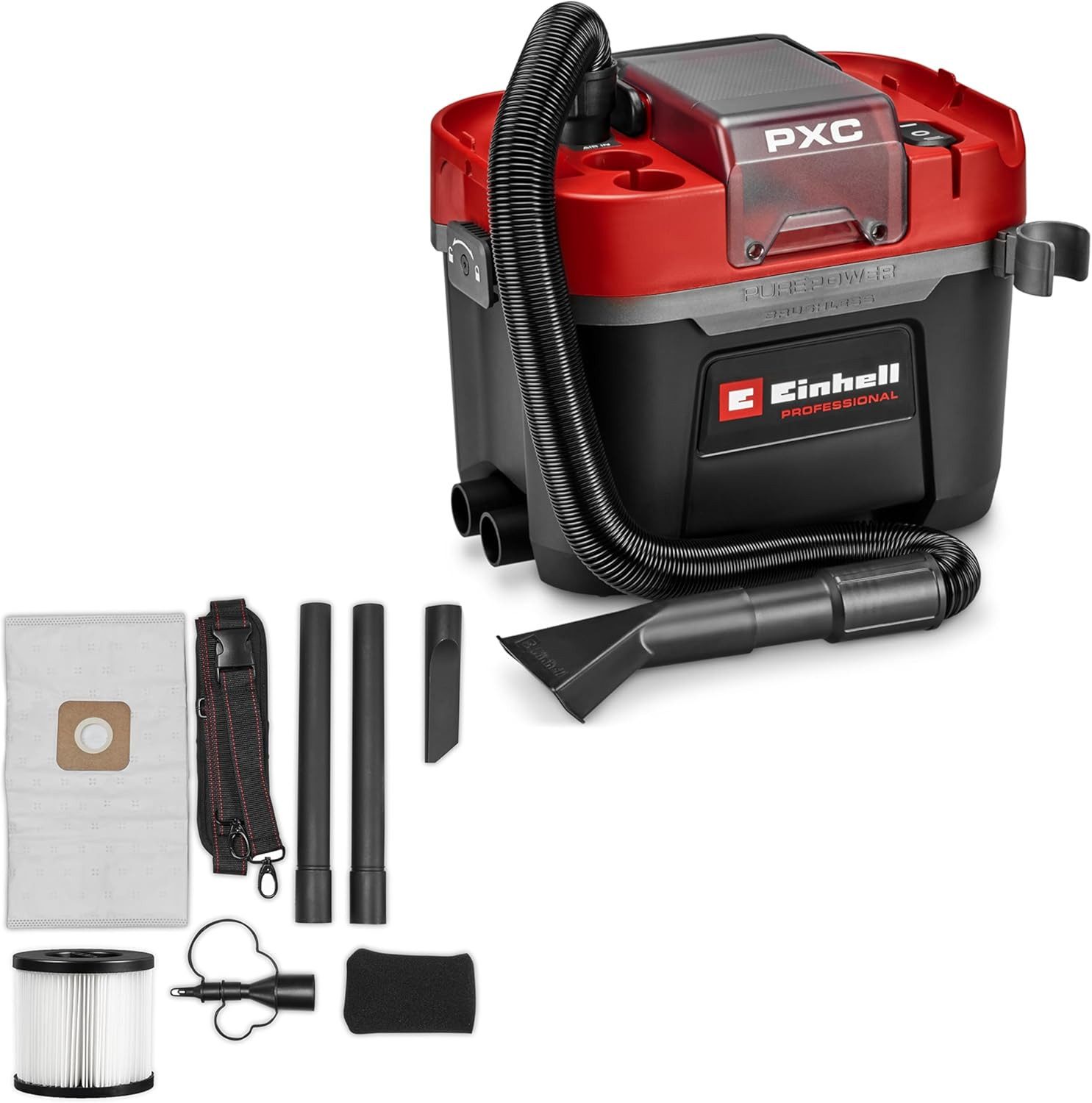Einhell Nass-Trocken-Sauger Einhell Professional Akku-Nass-Trockensauger TP-VC 18/10 Li BL L-Solo