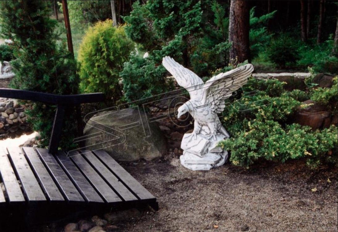 JVmoebel Skulptur Adler XXL Greifvogel Statue Figur Skulptur Skulpturen Terrasse