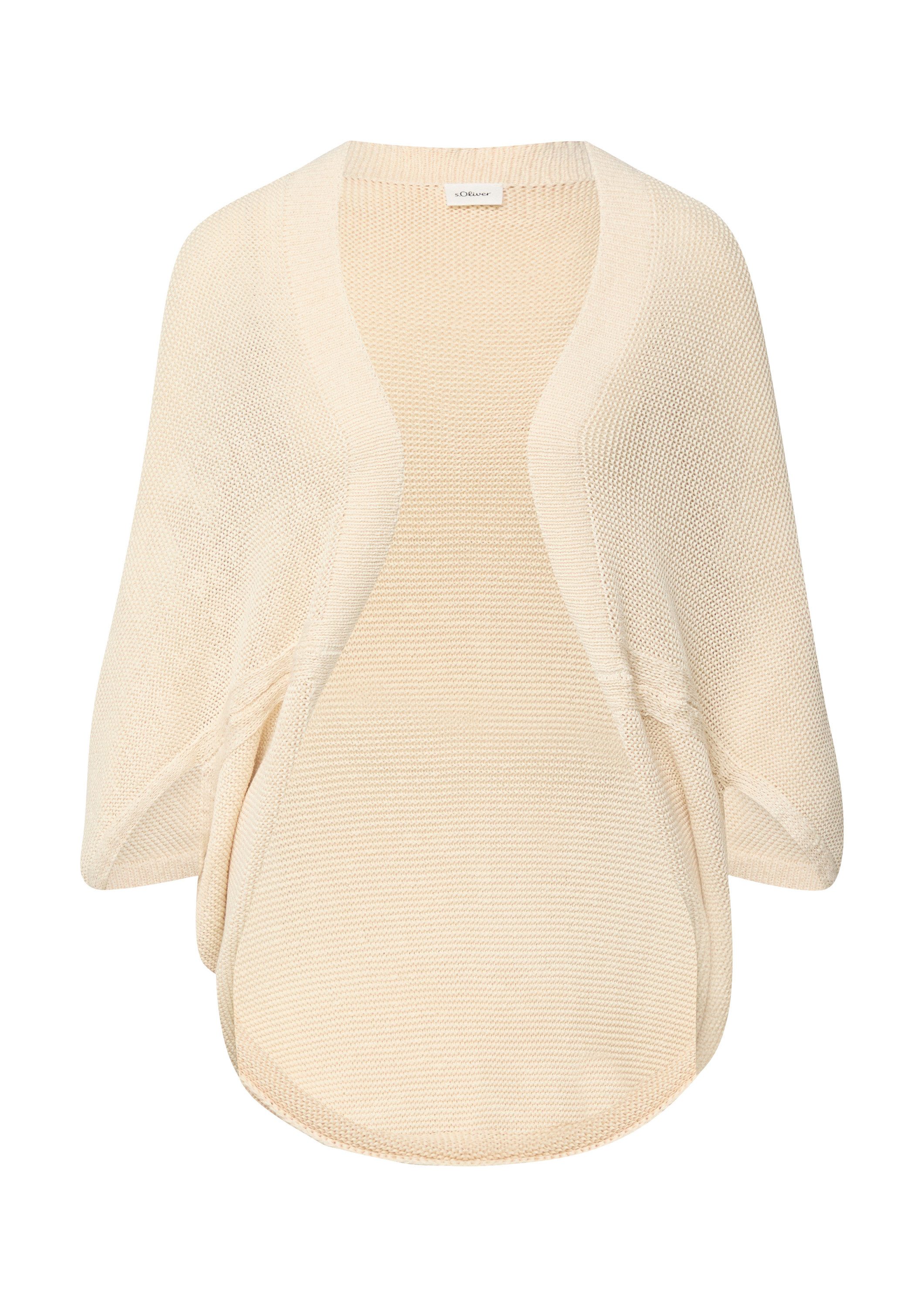 s.Oliver Poncho Indoor-Poncho Gestrickter Poncho im O-Shape